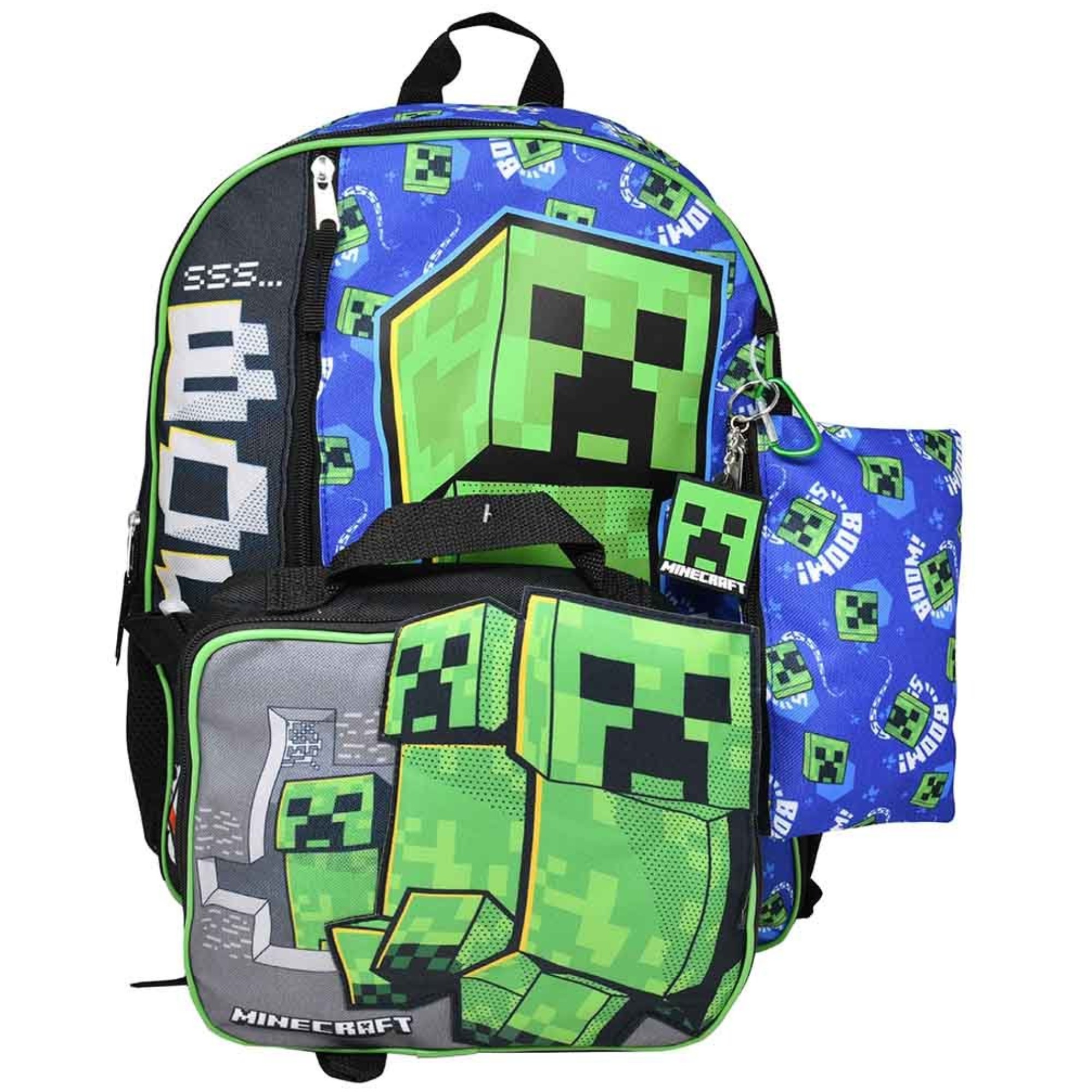 Minecraft 5pc Backpack Set, 16 Minecraft 5pc Backpack Set, 16