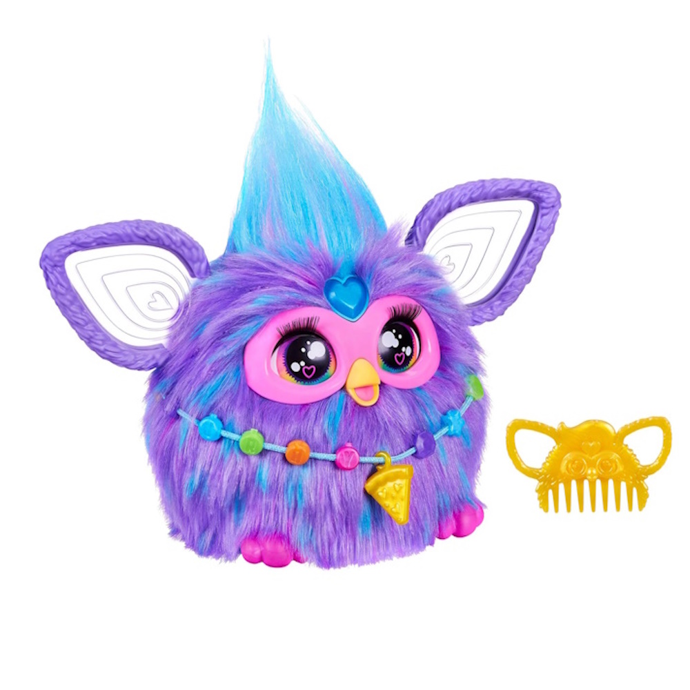 ファービー2　sleepy purple　青目　英語版　furby #4 ファービー2 スリーピーパープル ホワイトxラベンダー 青目 | ROBOTROBOT