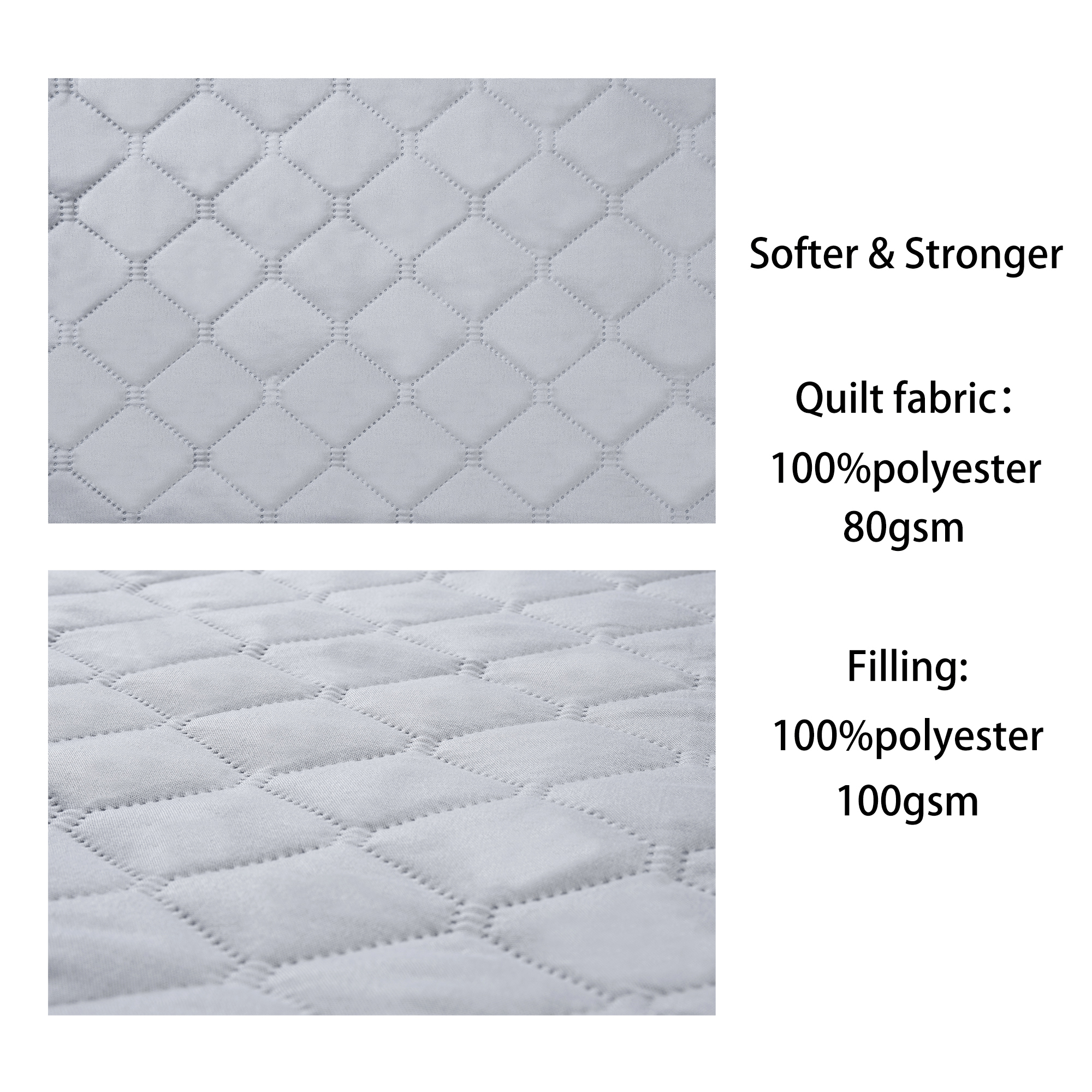 3pcs Bed Quilt Lightweight Bedspread Set Machine Washable Quilt Comforter Twin - Picture 3 of 11