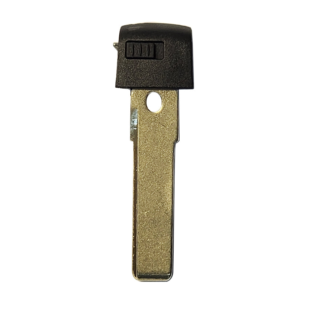 Uncut Smart Emergency Key Blade Blank For Porsche – HU66, Black & Nickel, AKBLB827