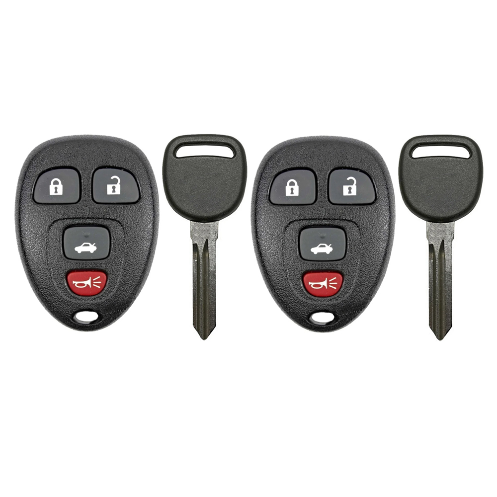2x KeylessKing Key Fob Remotes For Pontiac Solstice 2006-2009 – KK-776