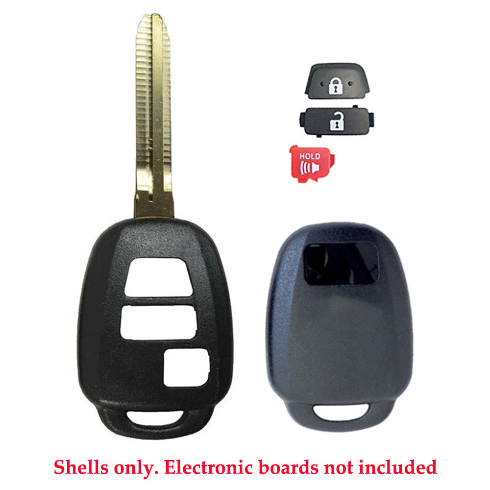 Replacement Key Fob Shell For Toyota RAV4 2013-2019 – HYQ12BDM, 89070-42D30 (Black)