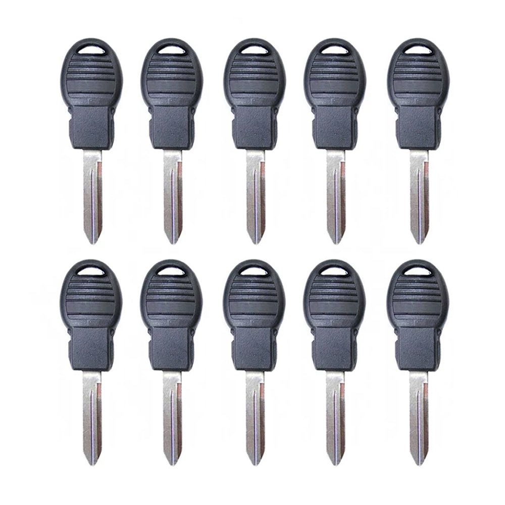 Uncut Blank Transponder Key Replacement for Chrysler VW POD Y170-PT (10