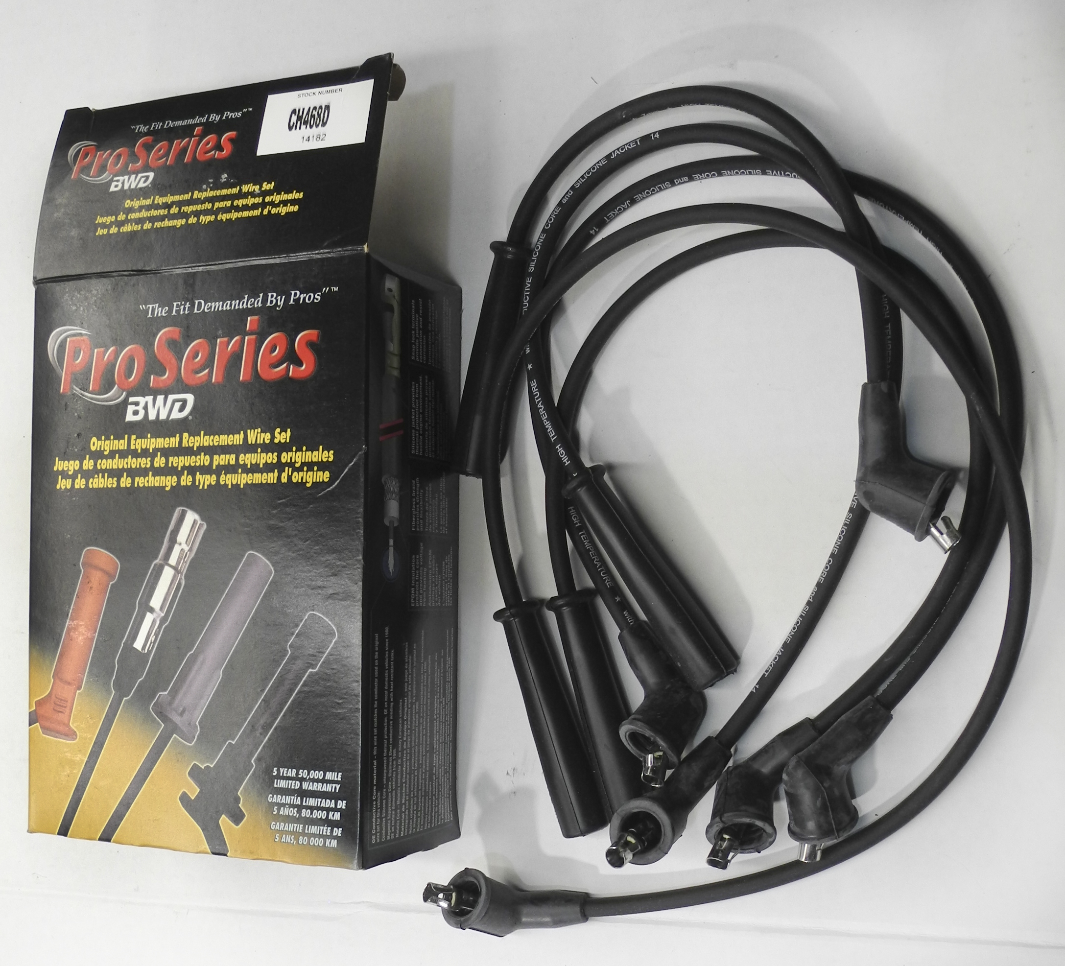 7mm for 1989-1992 TOYOTA 4RUNNER PICKUP L4 2.4L Ignition Wire Set