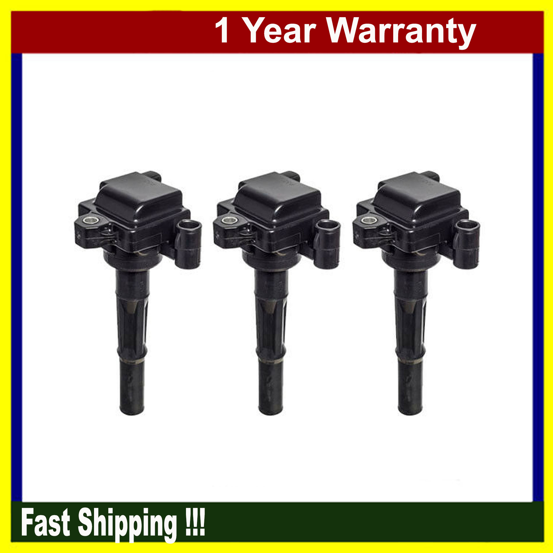 Set of 3PCS Ignition Coil For Toyota T100 Tacoma 4Runner Tundra 3.4L UF156 C1041
