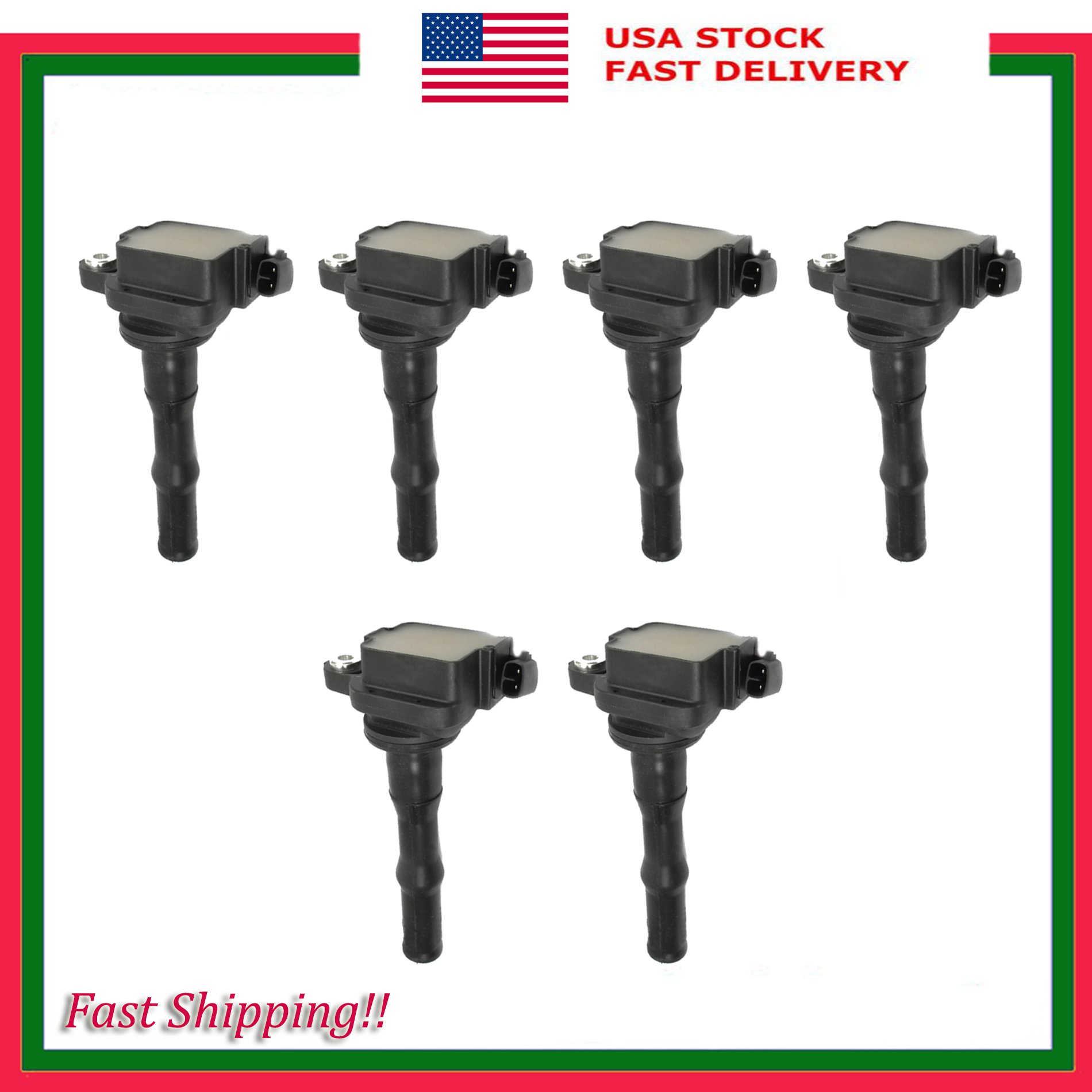 UF204 C968 Ignition Coil Set 6PCS For Lexus ES300 Toyota Camry Avalon 3 