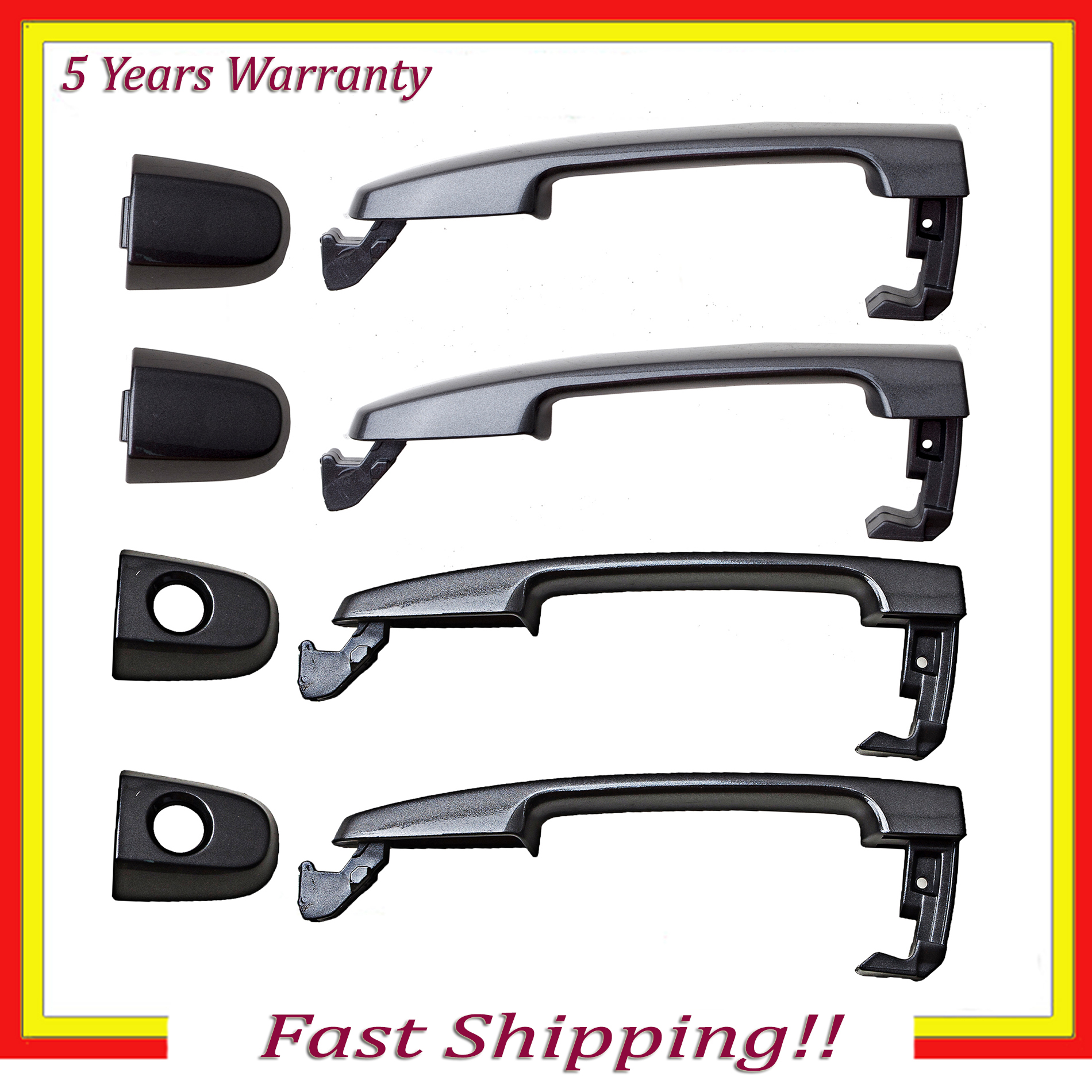 Outside Door Handle 1G3 Gray For 2003-2010 Pontiac Vibe 1.8 2.4L