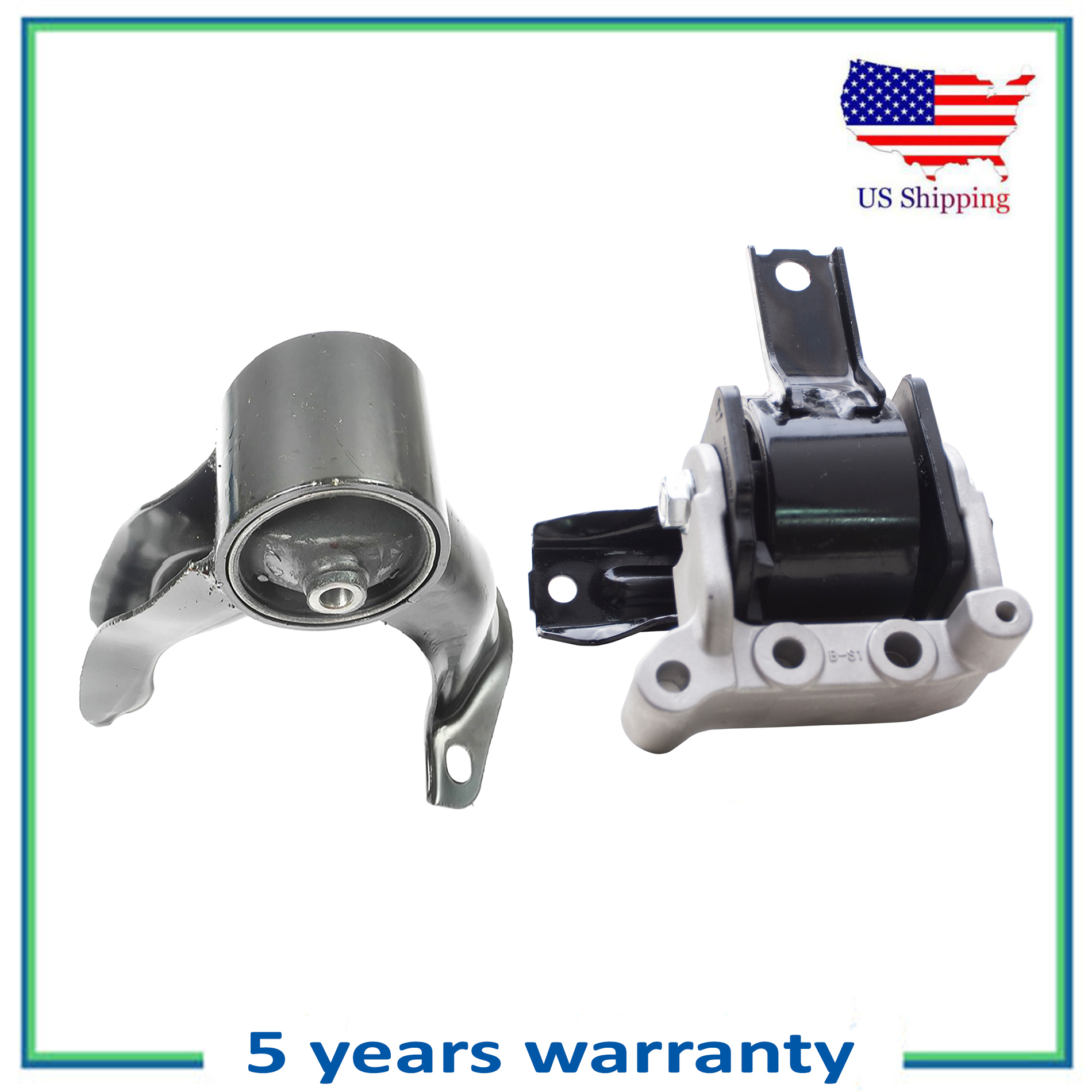 2008-2015 For Set of 4pcs FWD Motor /& Trans Mount Manual Mitsubishi Lancer 2.0L
