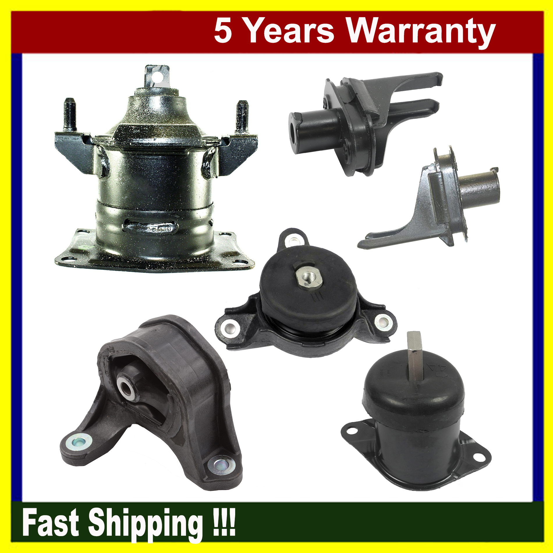 Engine Motor & Trans Mount For Honda Accord 3.5L 20082017 Manual Coupe