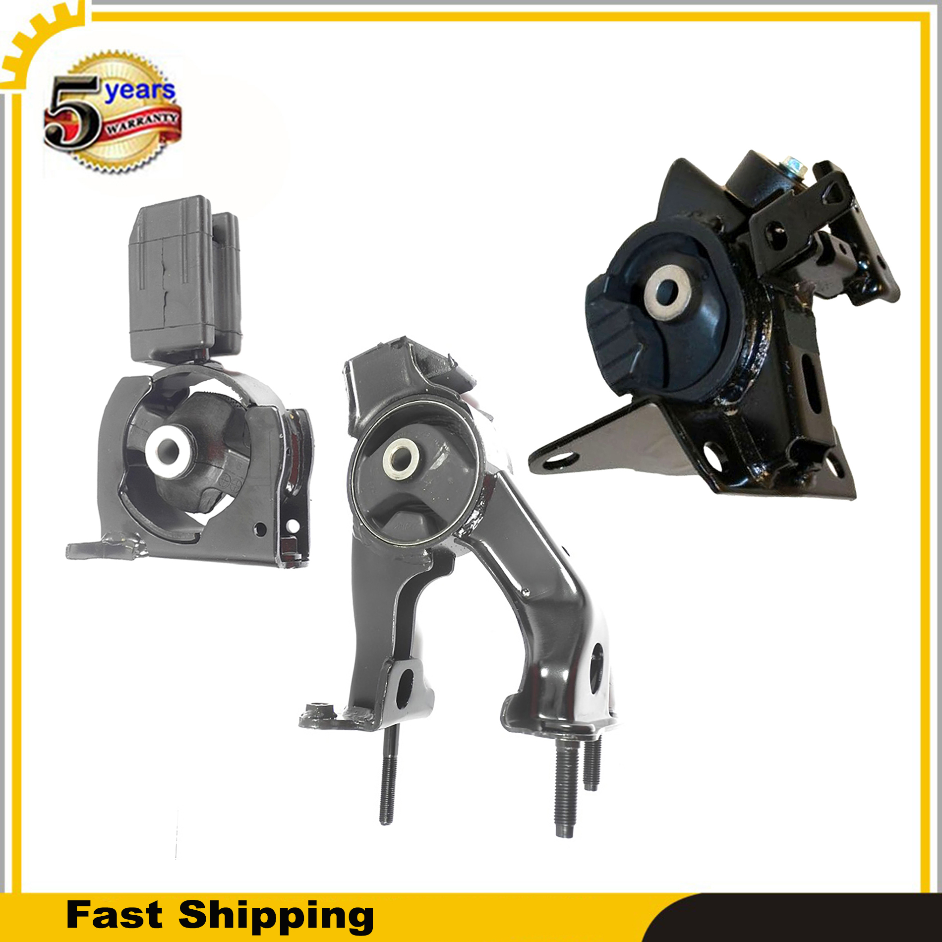 Engine Motor & Automatic Transmission Mount Set 3PCS For Scion tC 2005