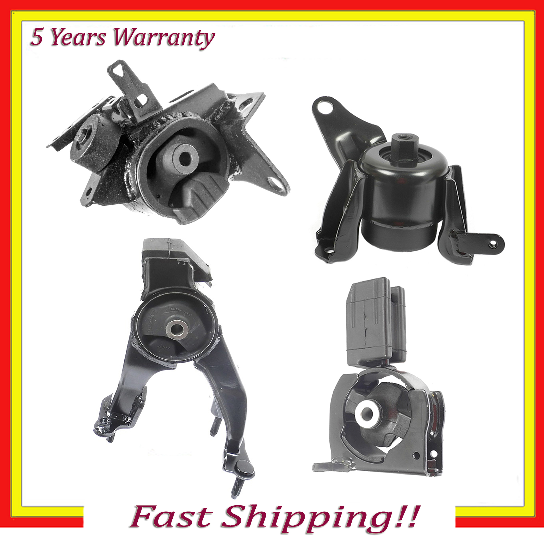 Engine Motor & Trans Mount For 20052010 Scion tC 2.4L Set 4PCS Automatic Trans eBay