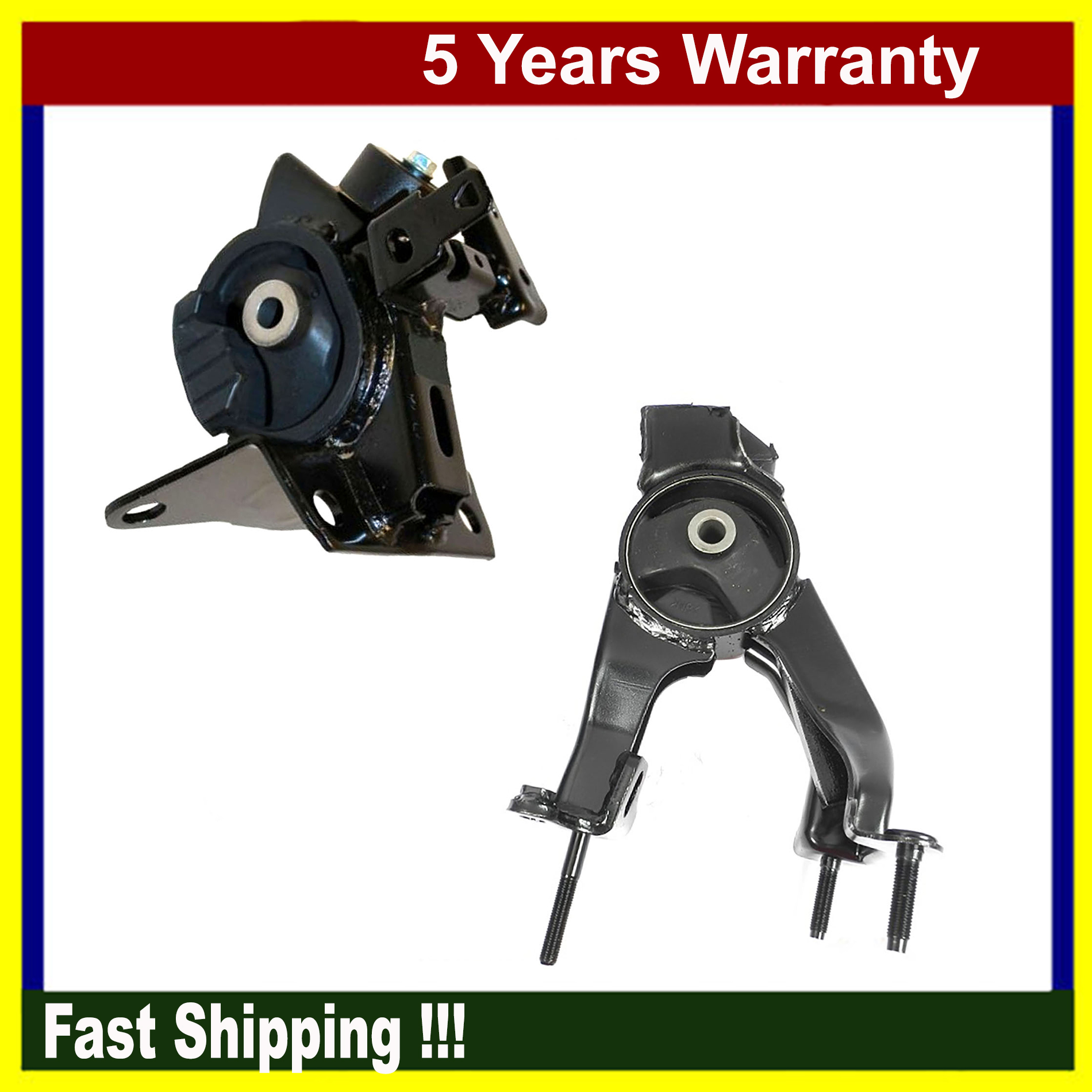 Rear Engine Motor & Transmission Mount For Scion tC 2005-2010 2.4L Set