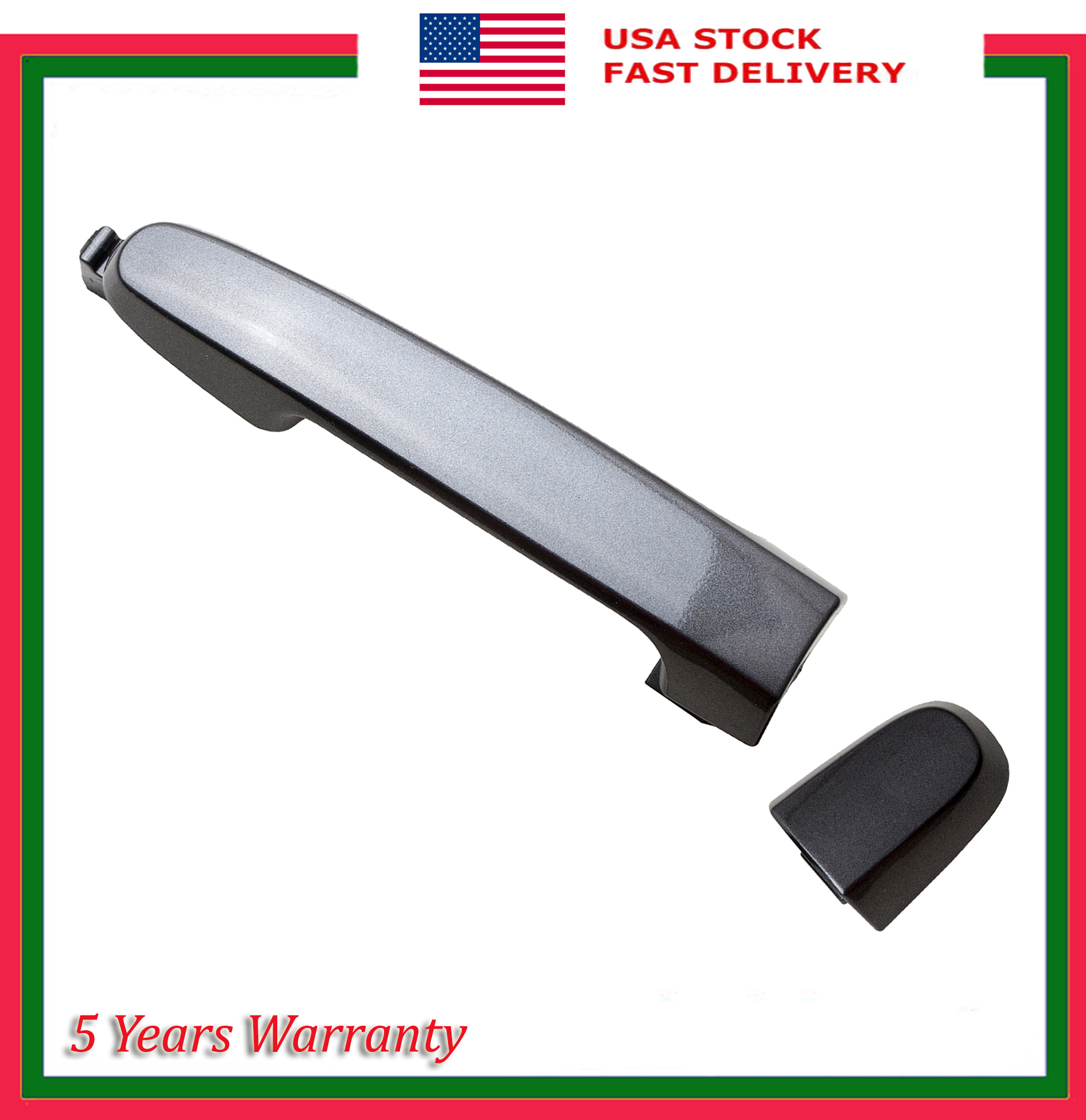 Outside Rear Door Handle In White For Toyota Yaris, Corolla, RAV4