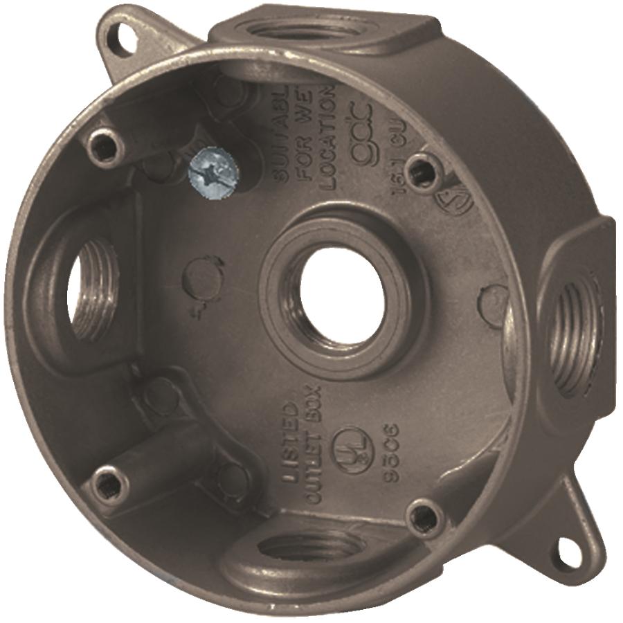 Bronze Weatherproof Outdoor Metal Round Junction Box 42269337503 eBay