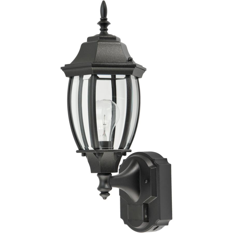 Alexandria Black Outdoor Coach Light Fixture with Motion Alexandria Black Outdoor Coach Light Fixture with Motion