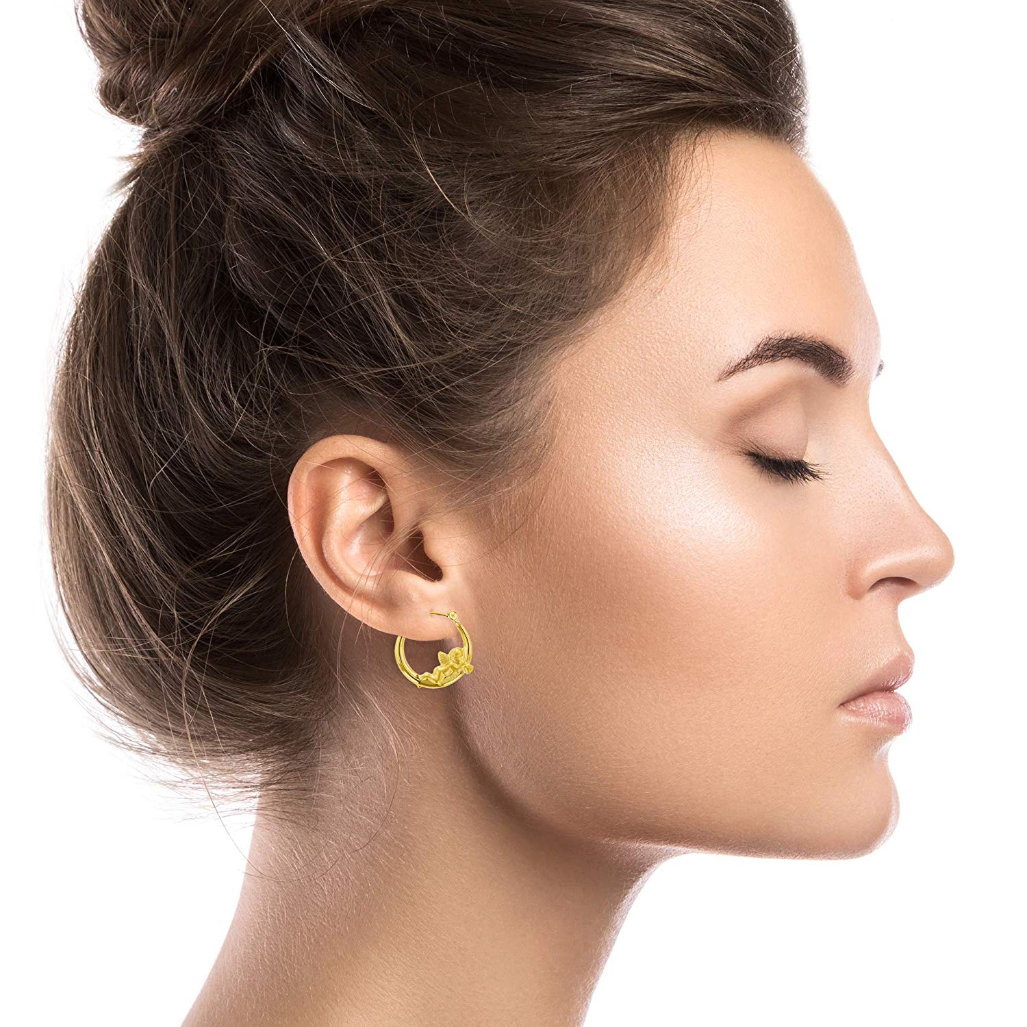 multiple hoop earrings