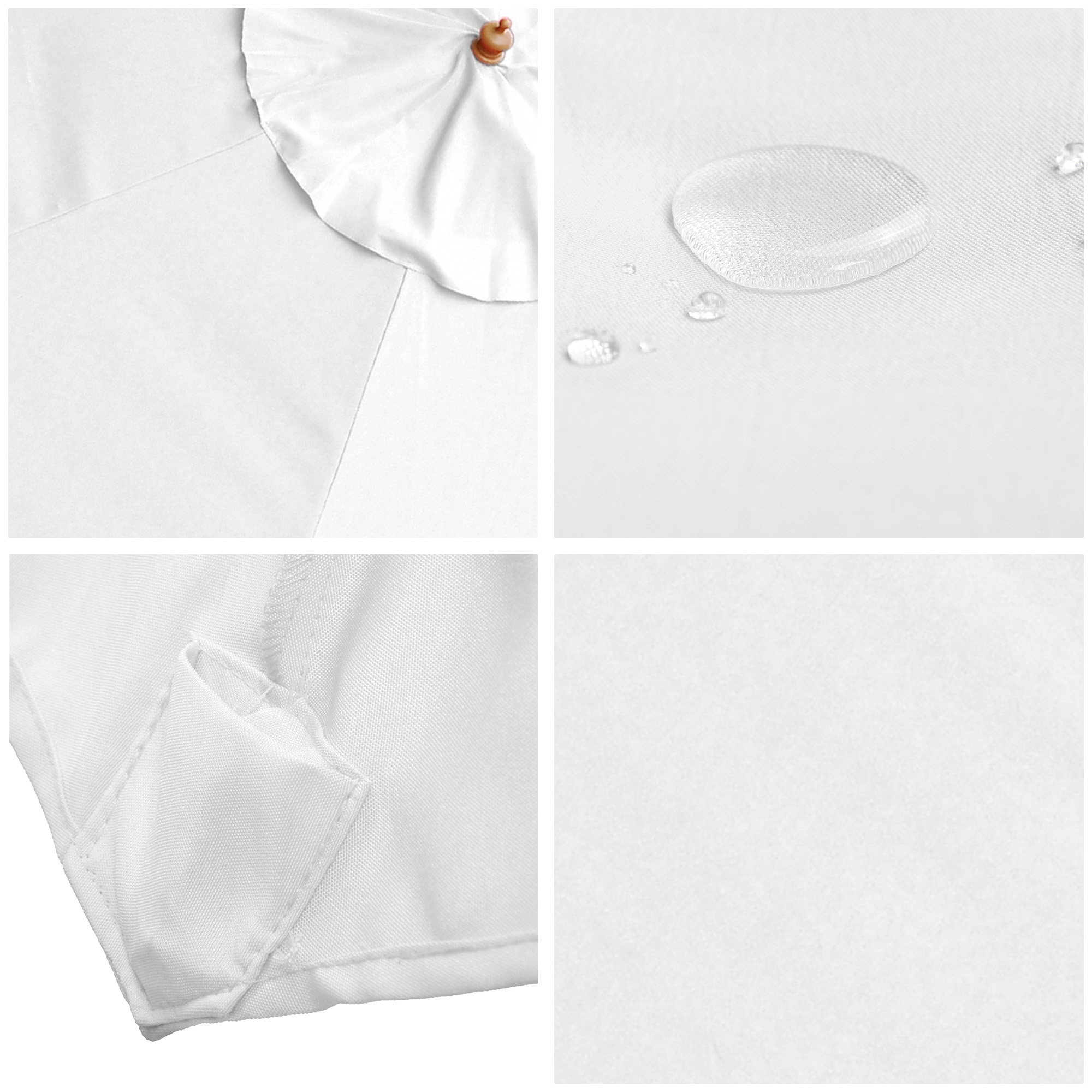 13 Ft Patio Umbrella Replacement Canopy Market Outdoor Beach Poolside Top Cover - Picture 31 of 36