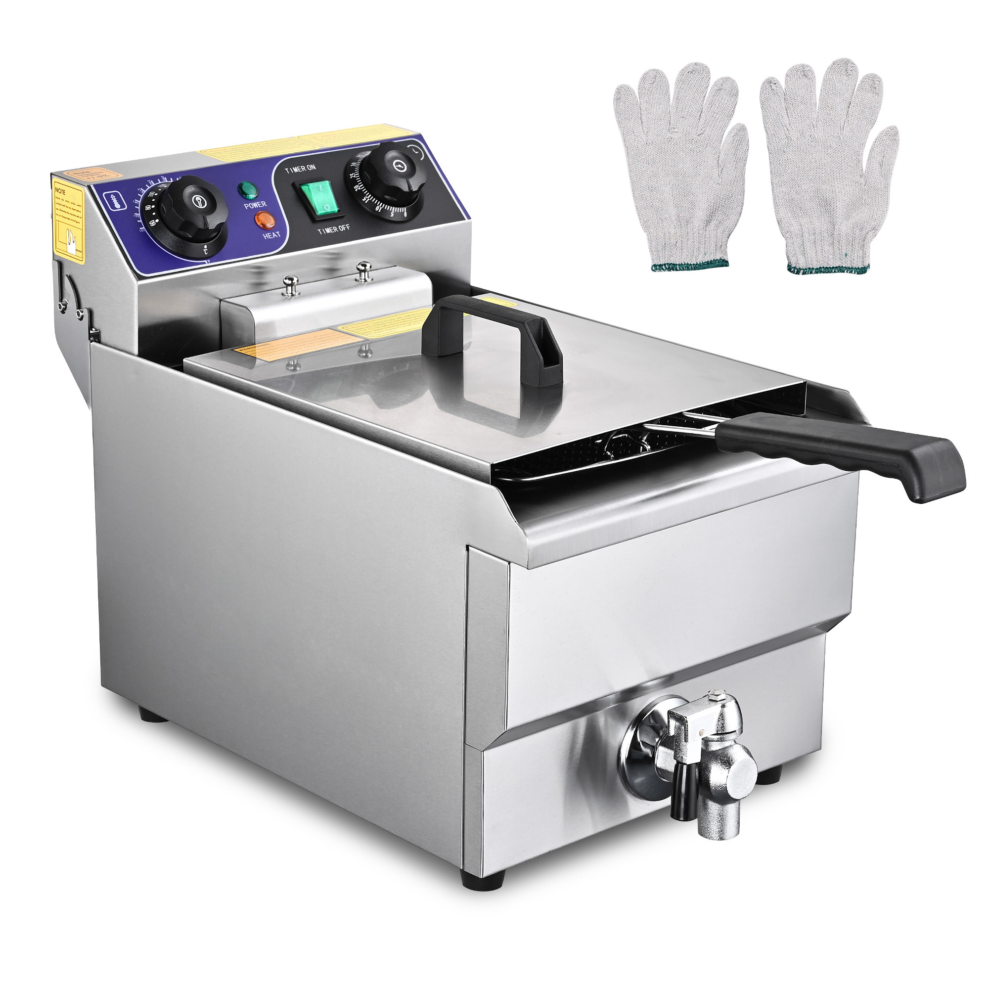 WeChef Elektrische Fritteuse Gewerbe Restaurant Hotel 10L-24L Tank Fast Food - Bild 11 von 45