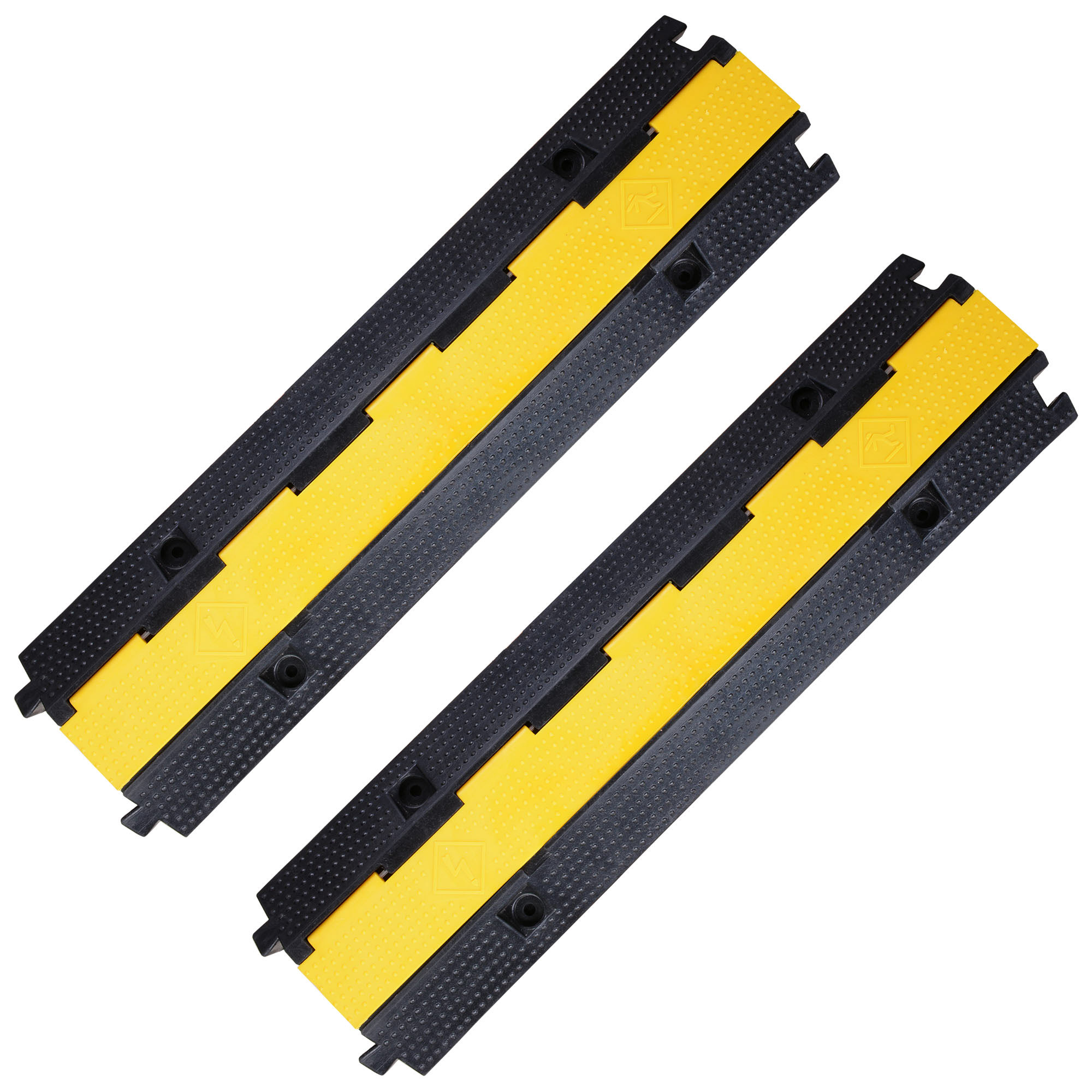 Rubber Cover Cable Ramp Outdoor Camping Wire Protector Speed Bumps 1-3 Channel