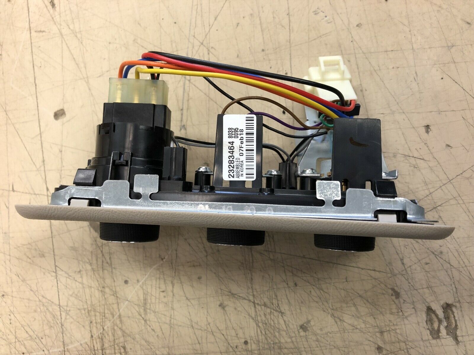 0318 Chevy Express GMC Savana Van Rear A/C Heater Control with Tan