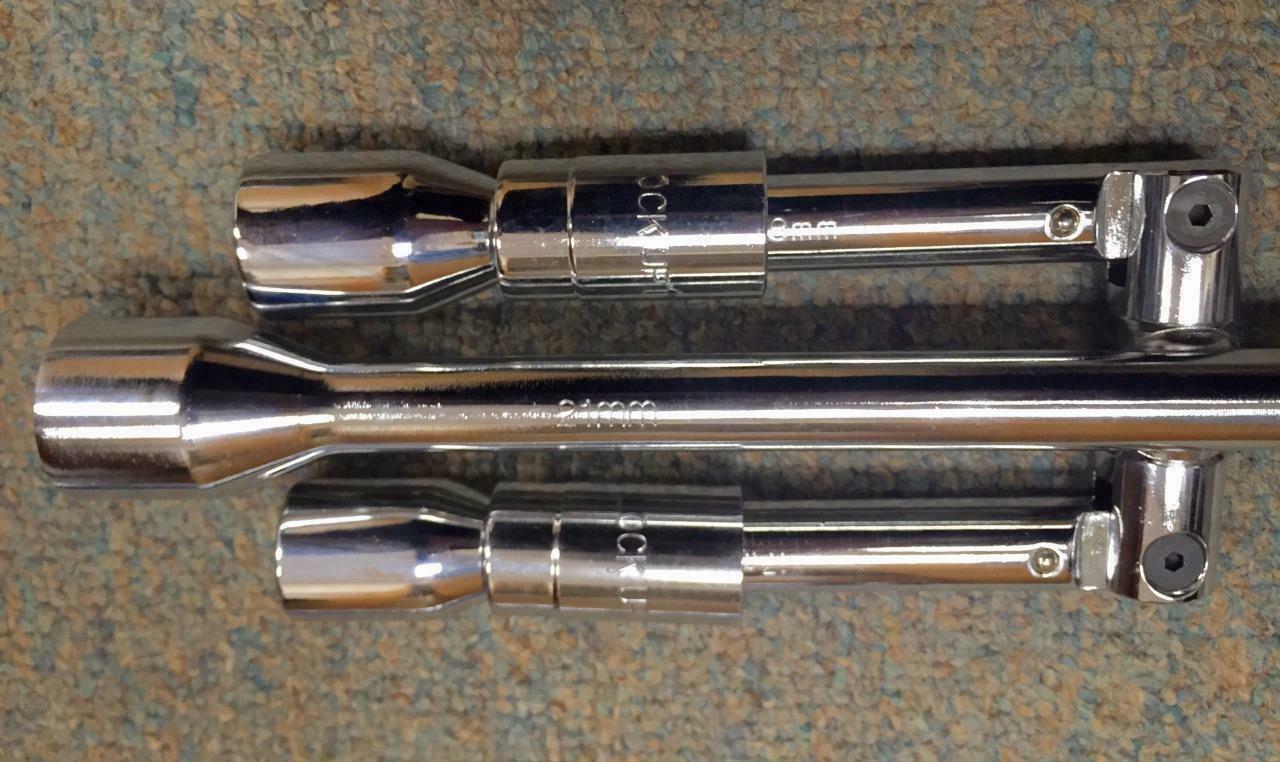 American Racing Adjustable Chrome 4Way Lug Nut Wrench Metric Standard