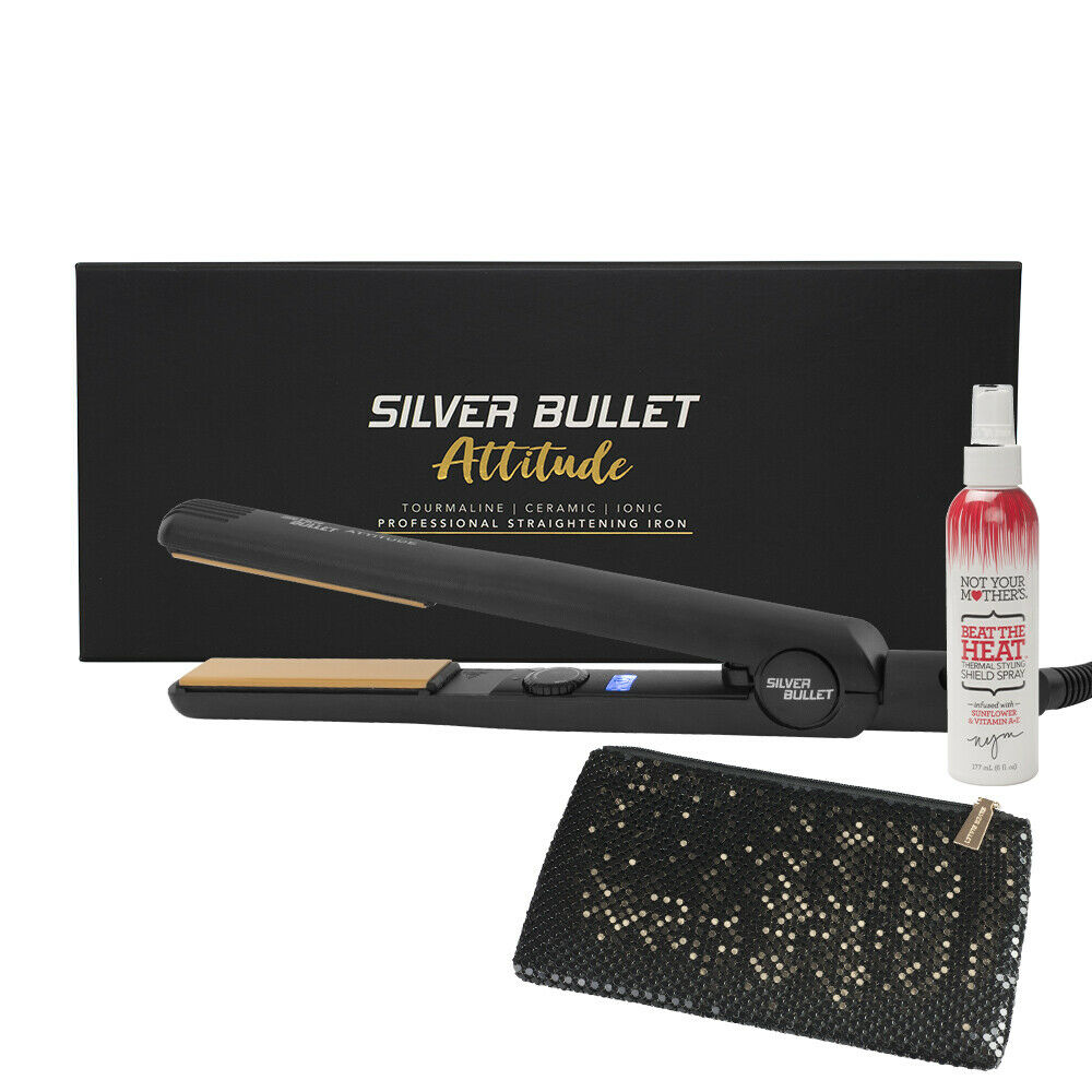 Silver Bullet Attitude Straightener Nym Beat The Heat Spray