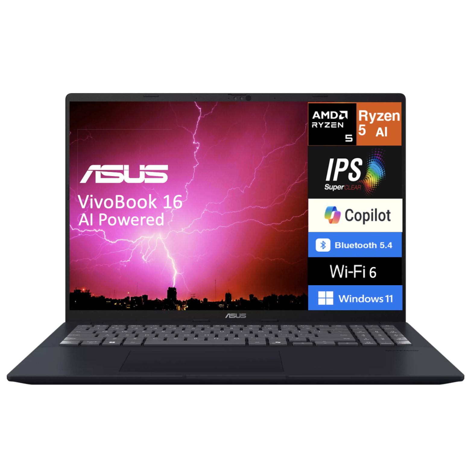 Windowsノート本体 ASUS Vivobook 16 M1607KA AI 5 330 w 16GB ASUS Vivobook 16 16.0