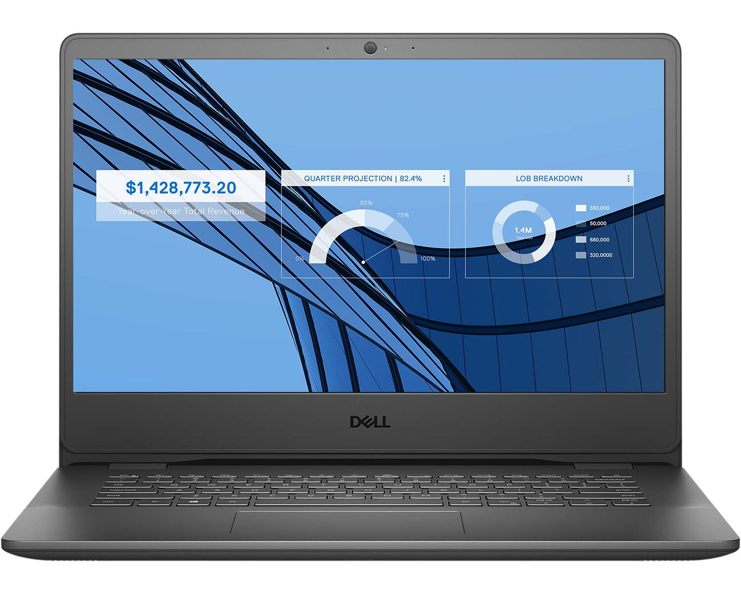 Dell Vostro 3400 14" HD Touch Core i5-1135G7 MX330 8GB 256GB SSD 1TB HDD Ubuntu - Picture 1 of 5