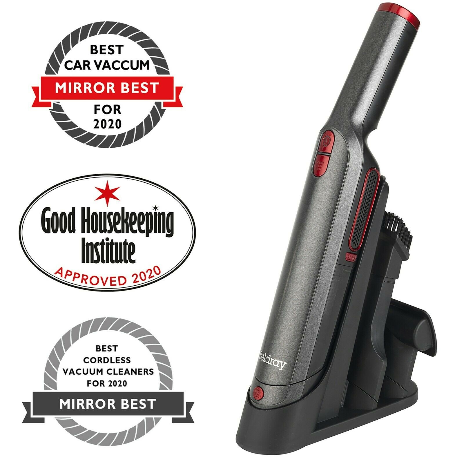 Beldray® BEL0944RD Revo Cordless Handheld Vacuum Cleaner 11.1 V Red