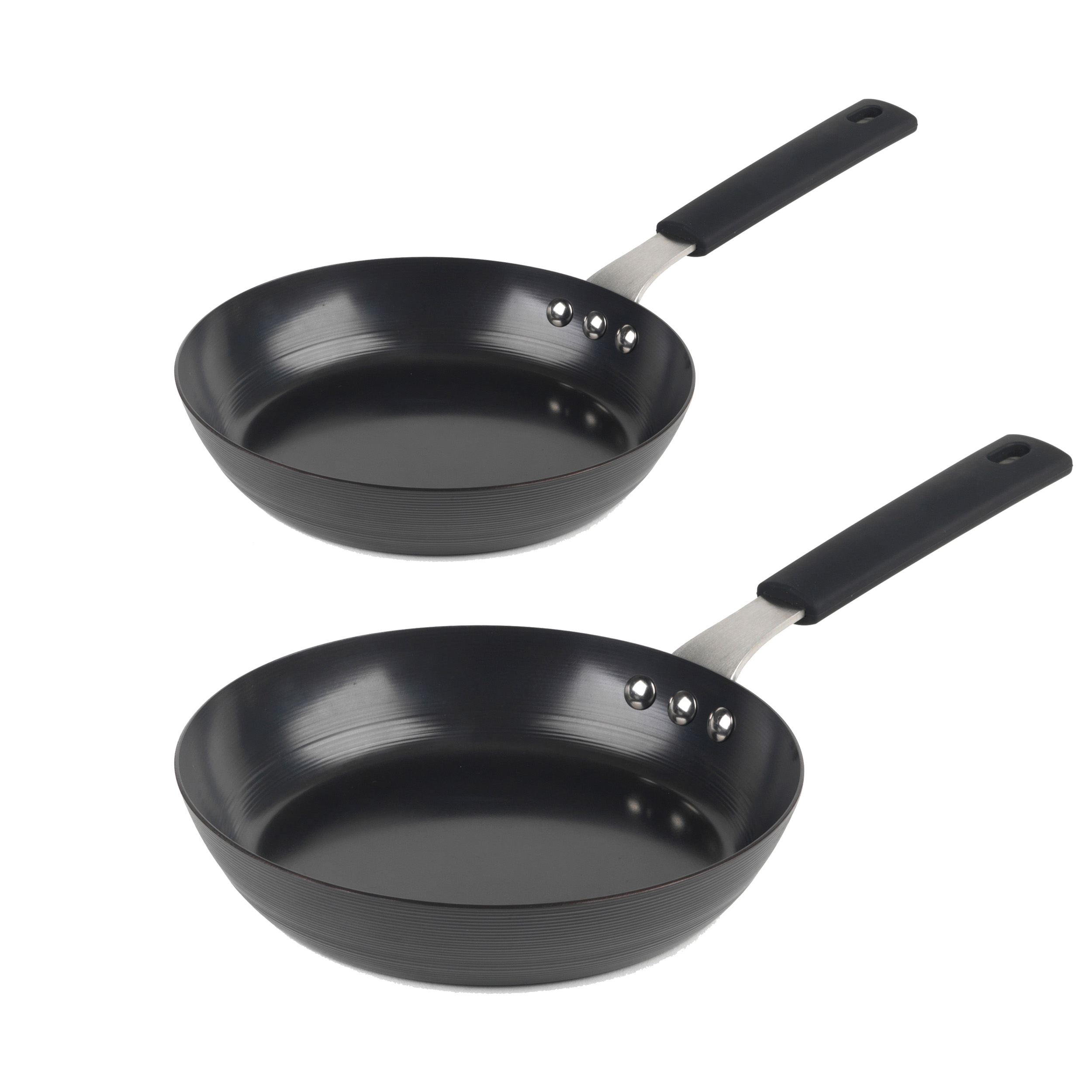 Salter Frying Pans Set Carbon Steel Pan for Life Oven Induction