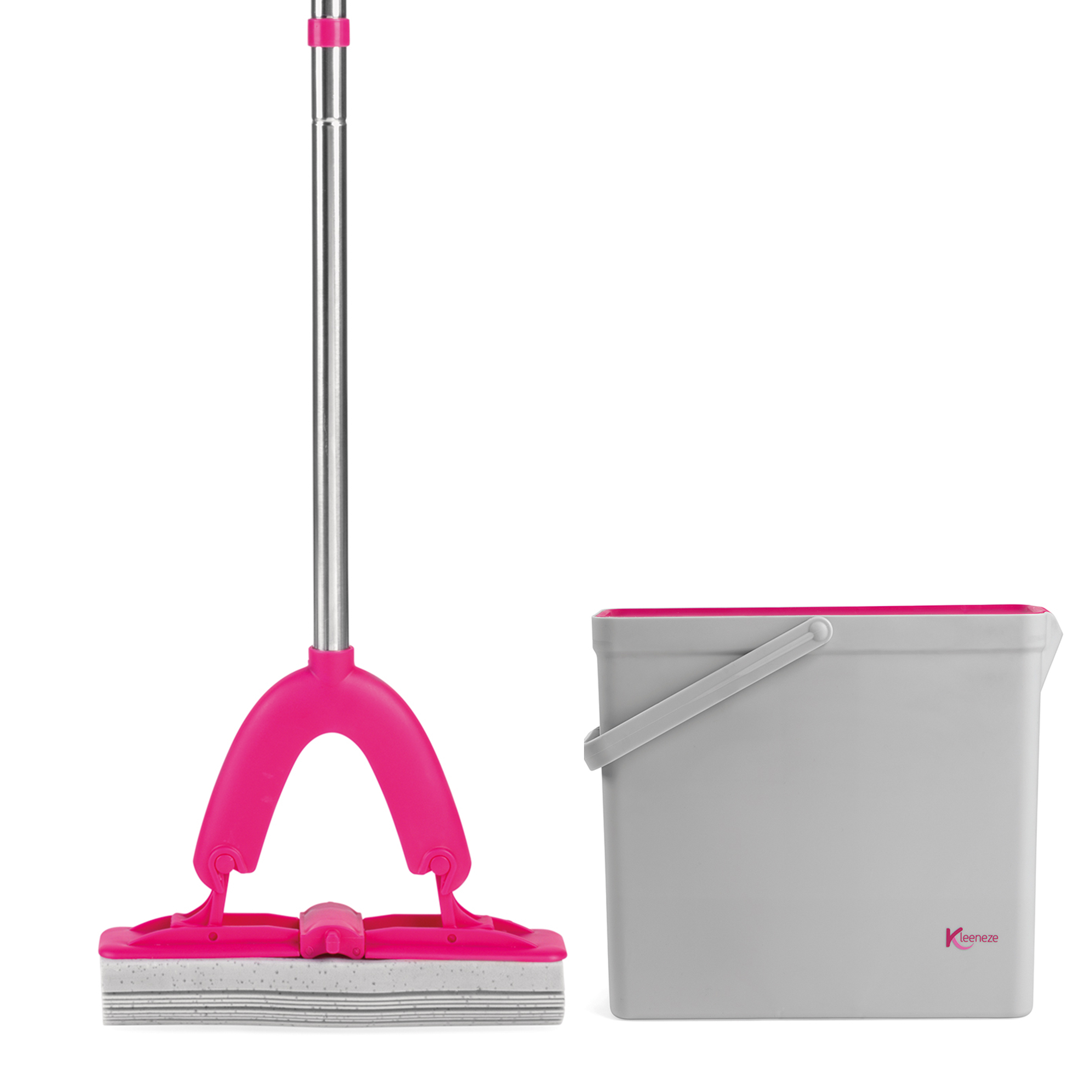 Kleeneze® KL066831EU PVA Floor Mop And Bucket Set, 37 x 12.5 x 31.5cm