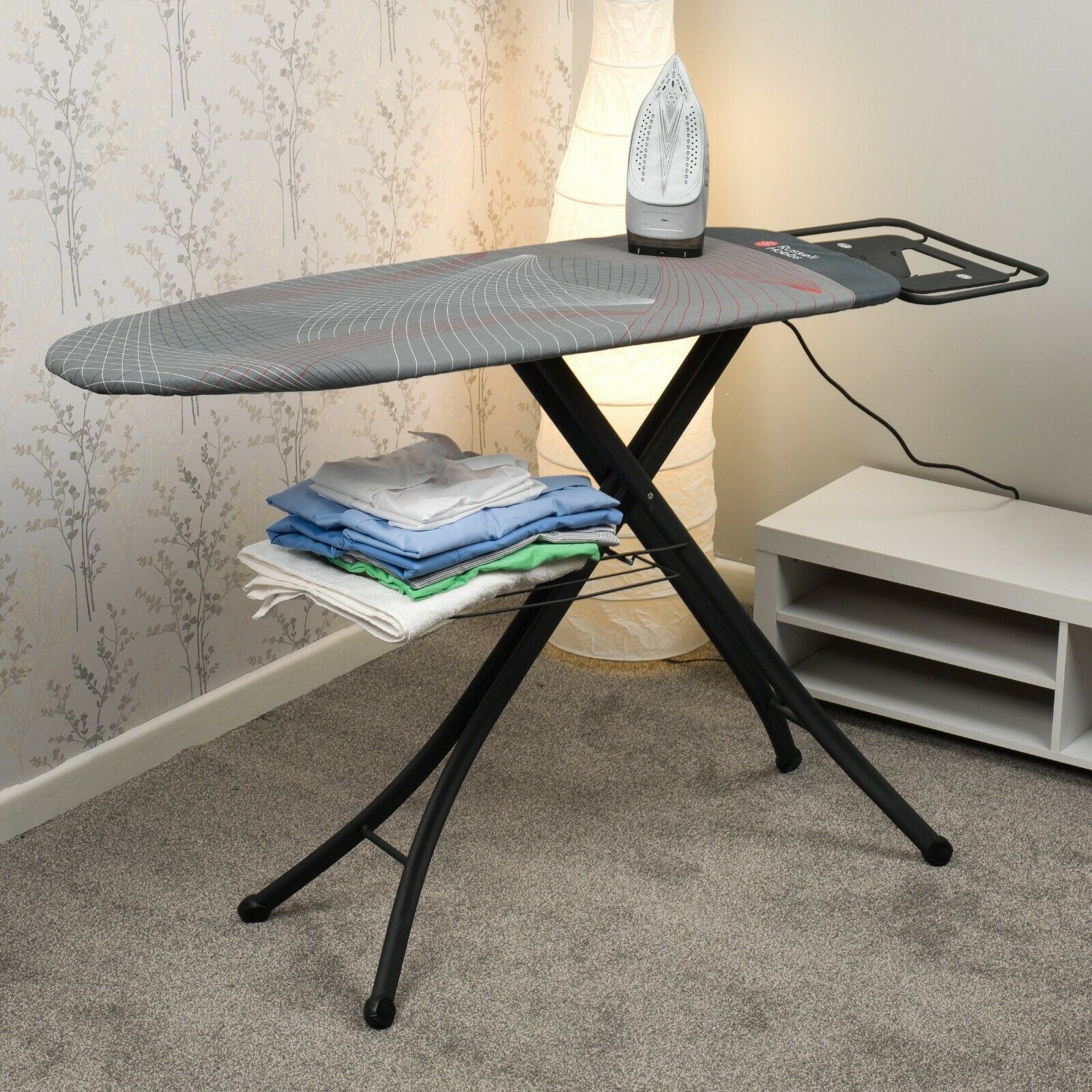 Russell Hobbs LA038692BLK Ironing Board, 126 x 45 cm, Black eBay