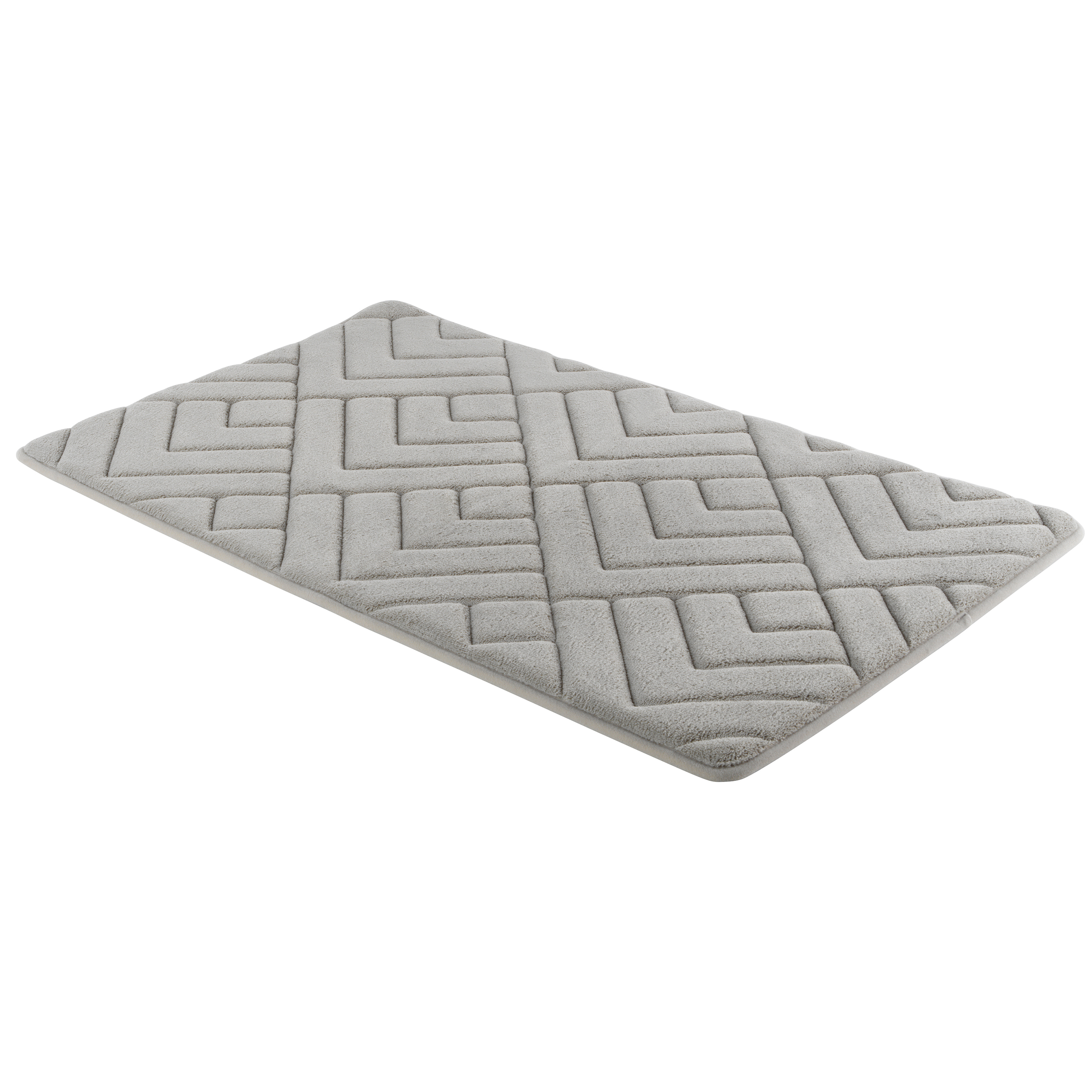 Beldray LA084699GRYUFEU7 Antibac Embroidered Memory Foam 50 cm Grey for