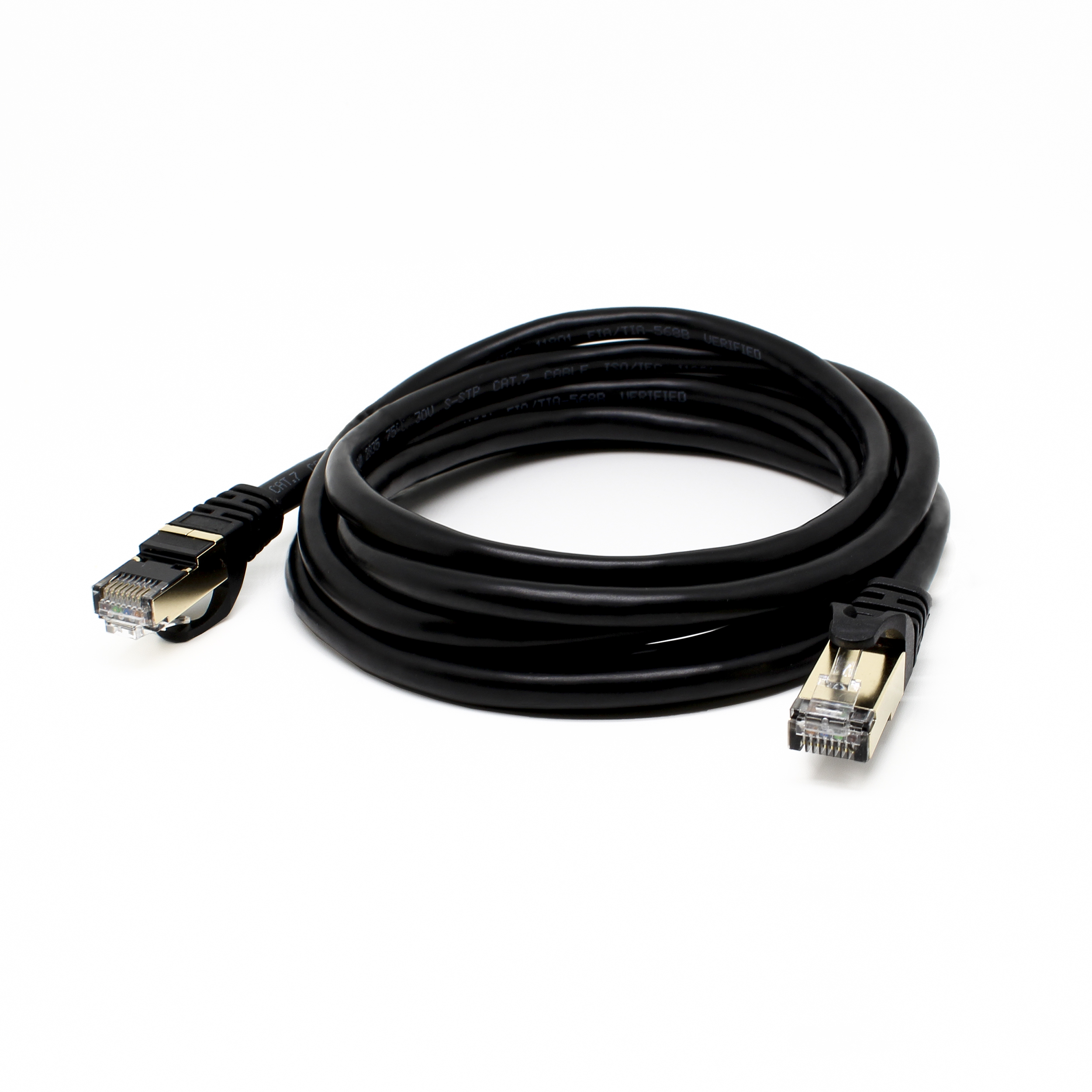 Cavo Di Rete Fast LAN RJ45 Cat.7 10Gbps Intrecciato 15m Nero - Foto 2