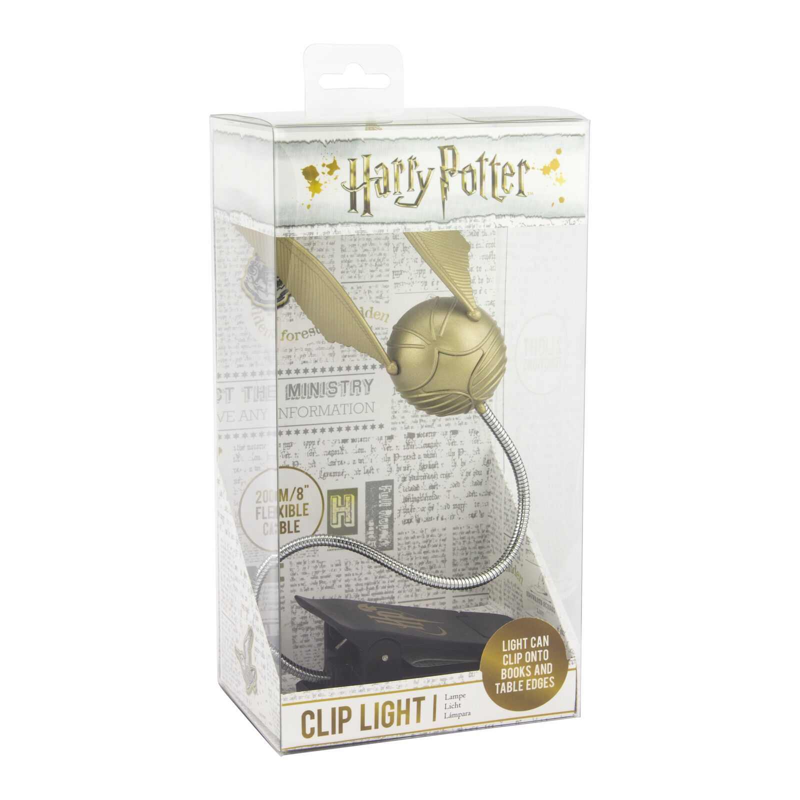 Harry Potter Golden Snitch Lumi Clip Light Led Book Light 5055964727499 Ebay