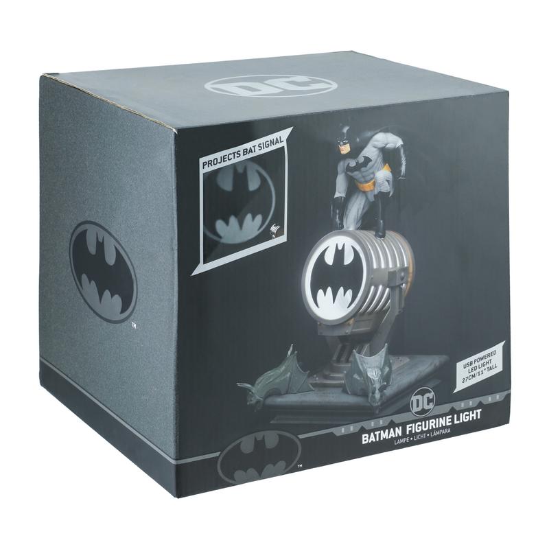 Batman Figurine Light Licensed DC Comics Bat Signal Collectable Posable
