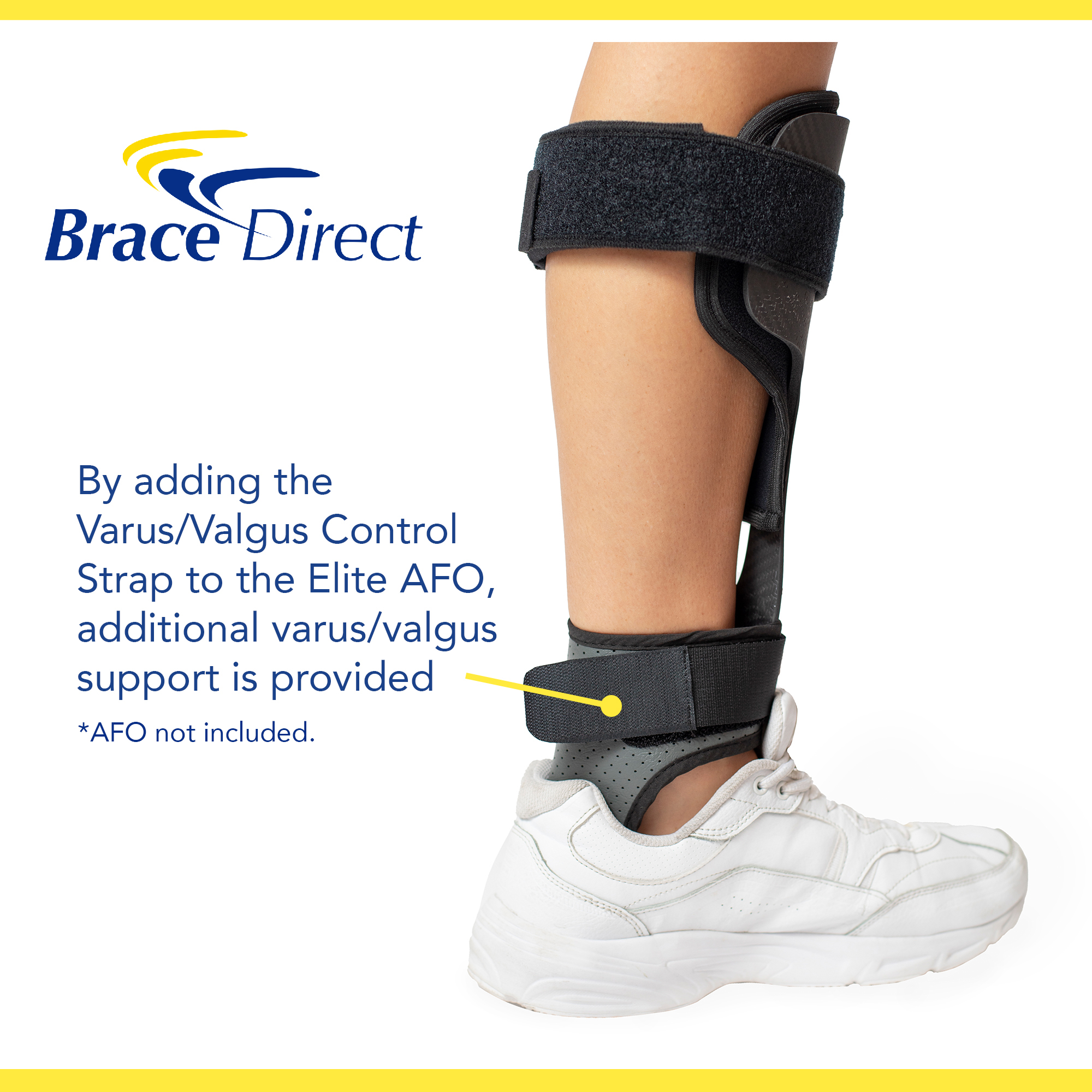 Varus/ Valgus Ankle Control Strap for Guardian Elite Rehabilitator AFO