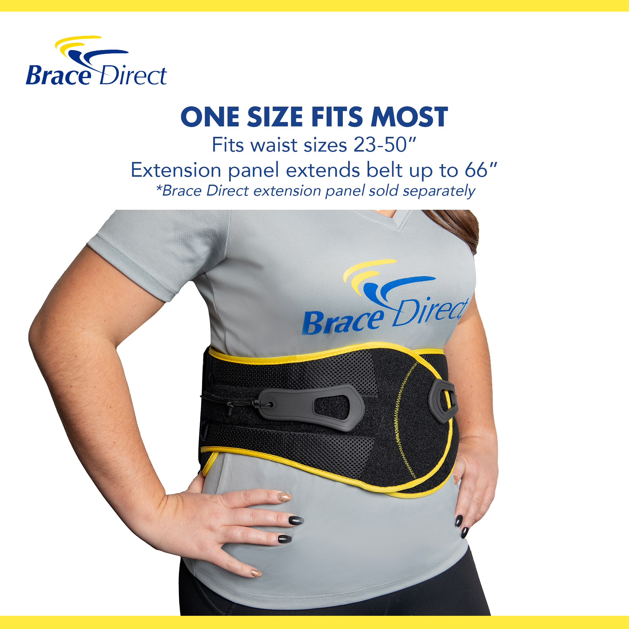 Lumbar Lower Back Support Brace - Back Pain, Herniated or Bulging Disc, - Picture 9 of 12