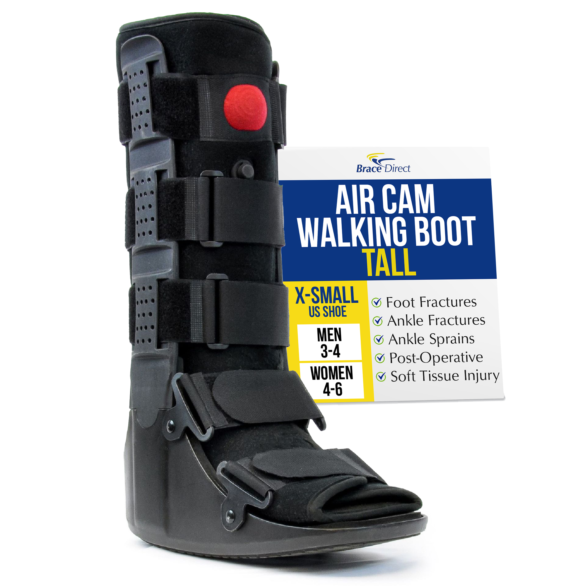 Air CAM Walker Fracture Boot Tall- Full Medical Recovery, Protection and Healing