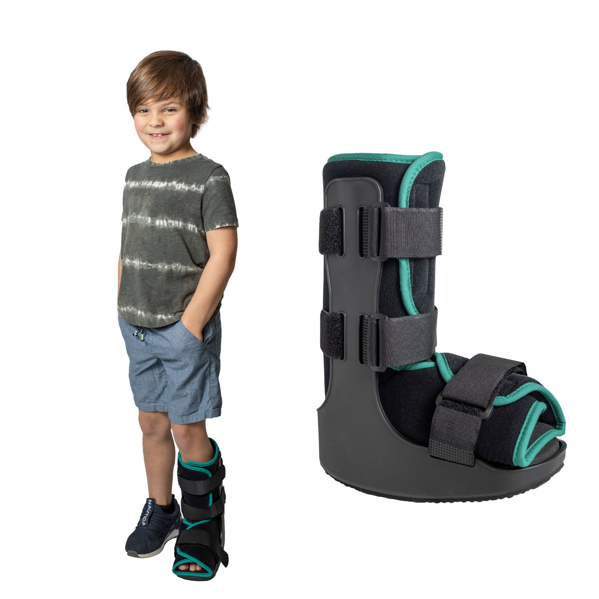 Pediatric Walker Fracture Boot for Kids Broken Toe or Foot, Left or Right Foot - Picture 9 of 12