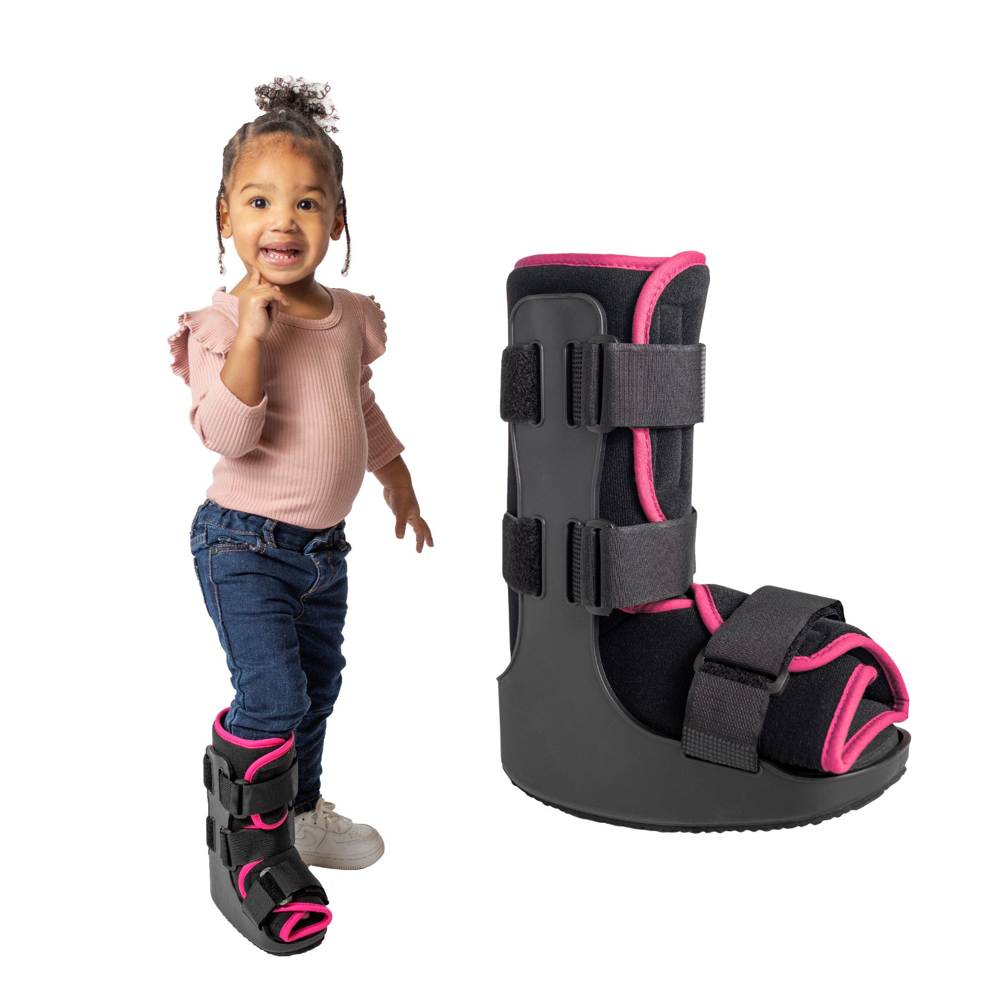 Pediatric Walker Fracture Boot for Kids Broken Toe or Foot, Left or Right Foot - Picture 11 of 12
