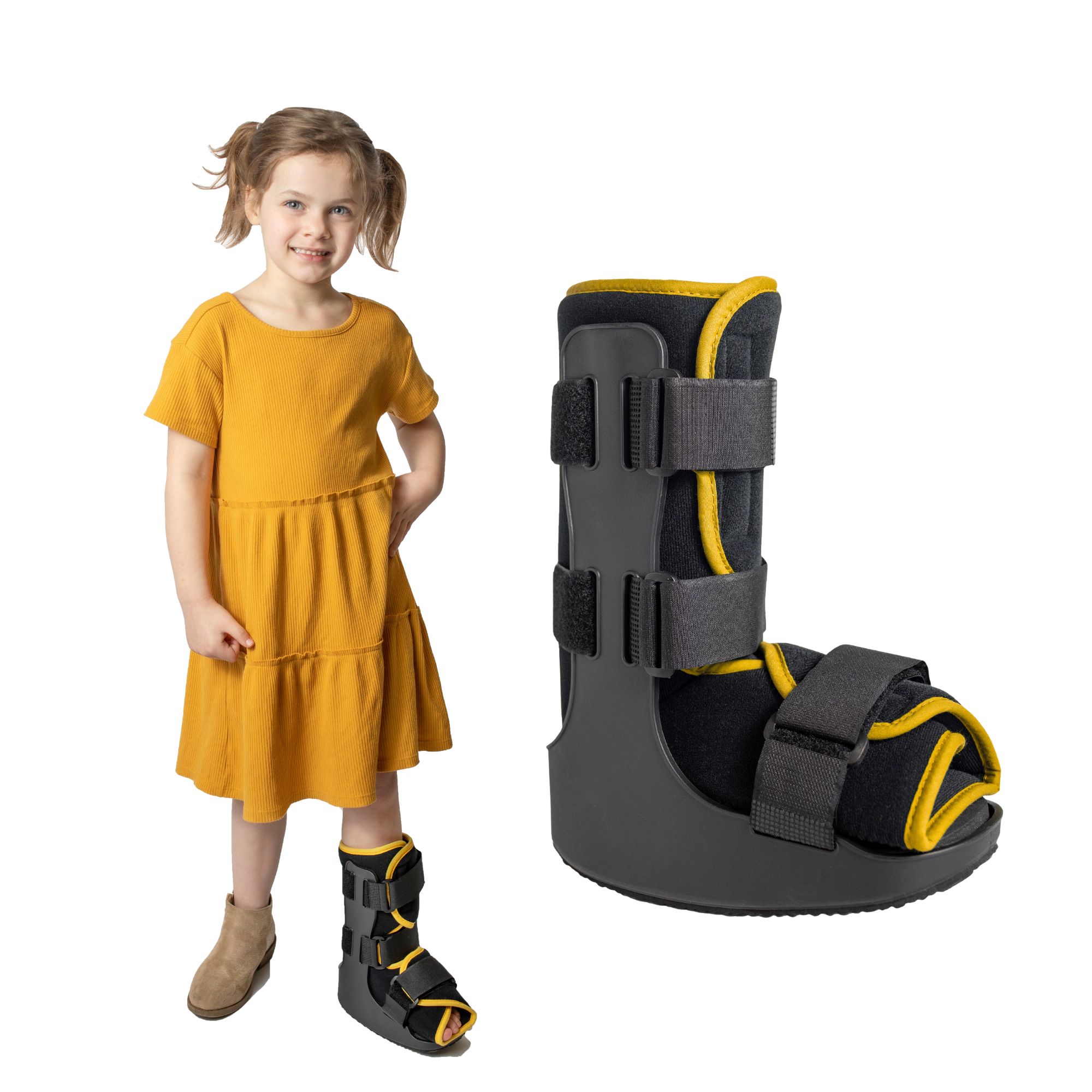 Pediatric Walker Fracture Boot for Kids Broken Toe or Foot, Left or Right Foot - Picture 12 of 12