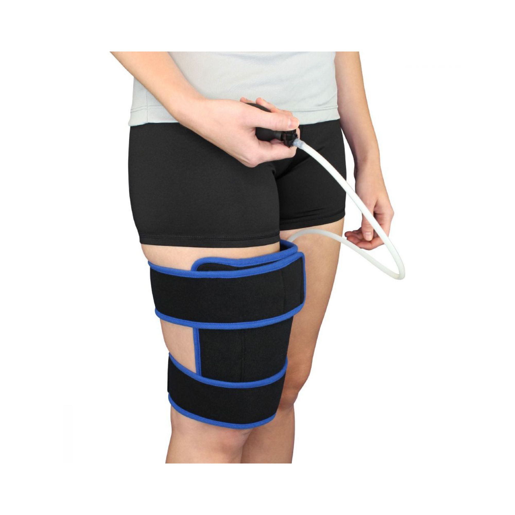 thigh wrap compression, thigh ice pack wrap, leg ice pack wrap around thigh, thigh ice packs wrap around, leg ice wrap thigh, knee and thigh ice pack wrap, thigh wraps for injuries, thigh wraps for women, thigh wrap for pain, thigh wraps medical compression, Brace Direct, ice therapy, pain relief, recovery aid