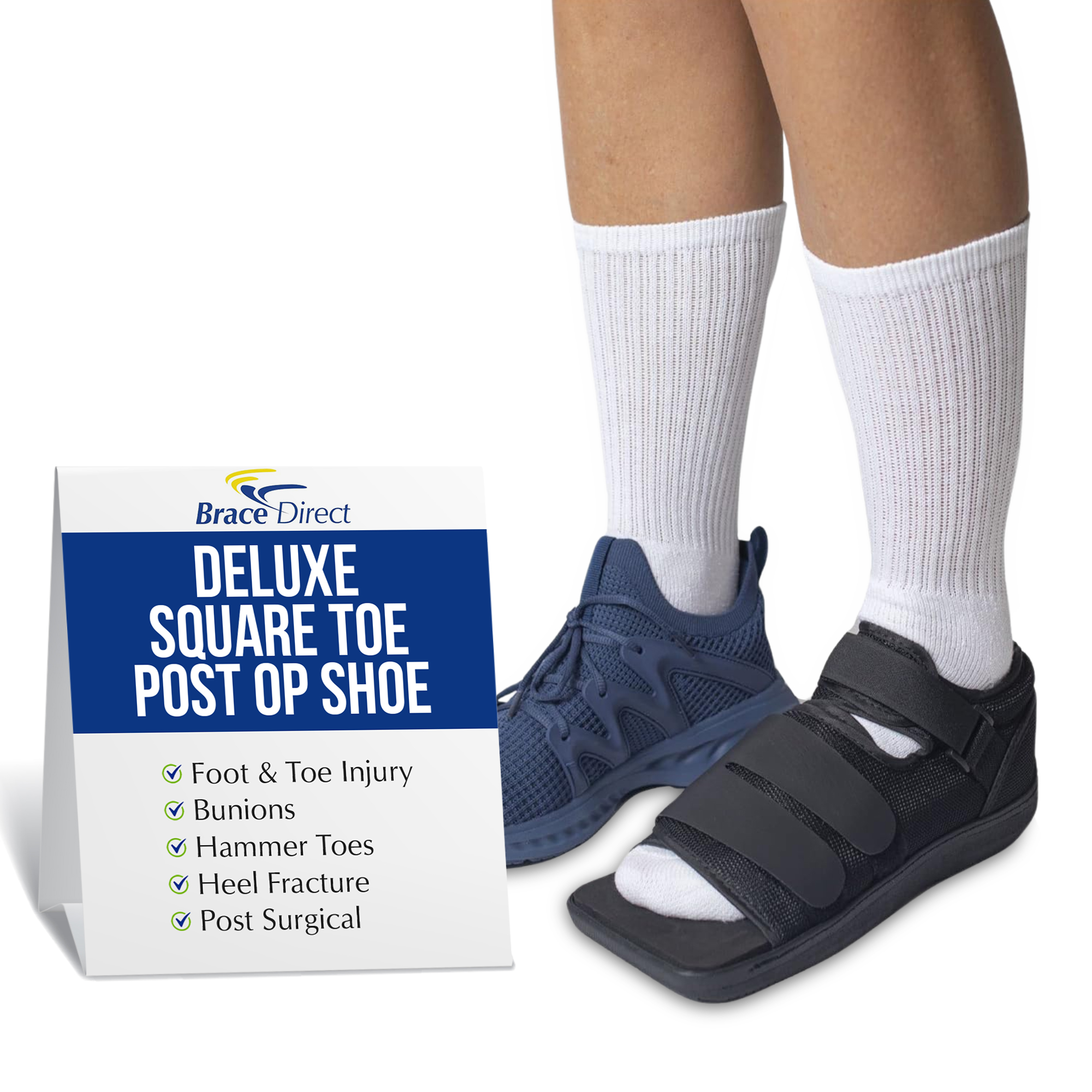 post op shoe walking medical surgical recovery fracture support broken foot toe bunion hammer plantar fasciitis rocker sole adjustable straps square non slip eva unisex men women left right fsa hsa diabetic ulcer zapato postoperatorio ortopedico xs extra small
