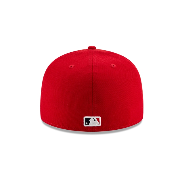 Men's New Era Red/White MLB St. Louis Cardinals On Field Game Fitted (70541090)
