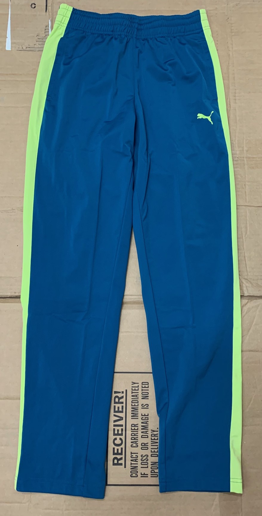 Мужские контрастные брюки Puma Digital Blue/Sharp Green (838606 88)