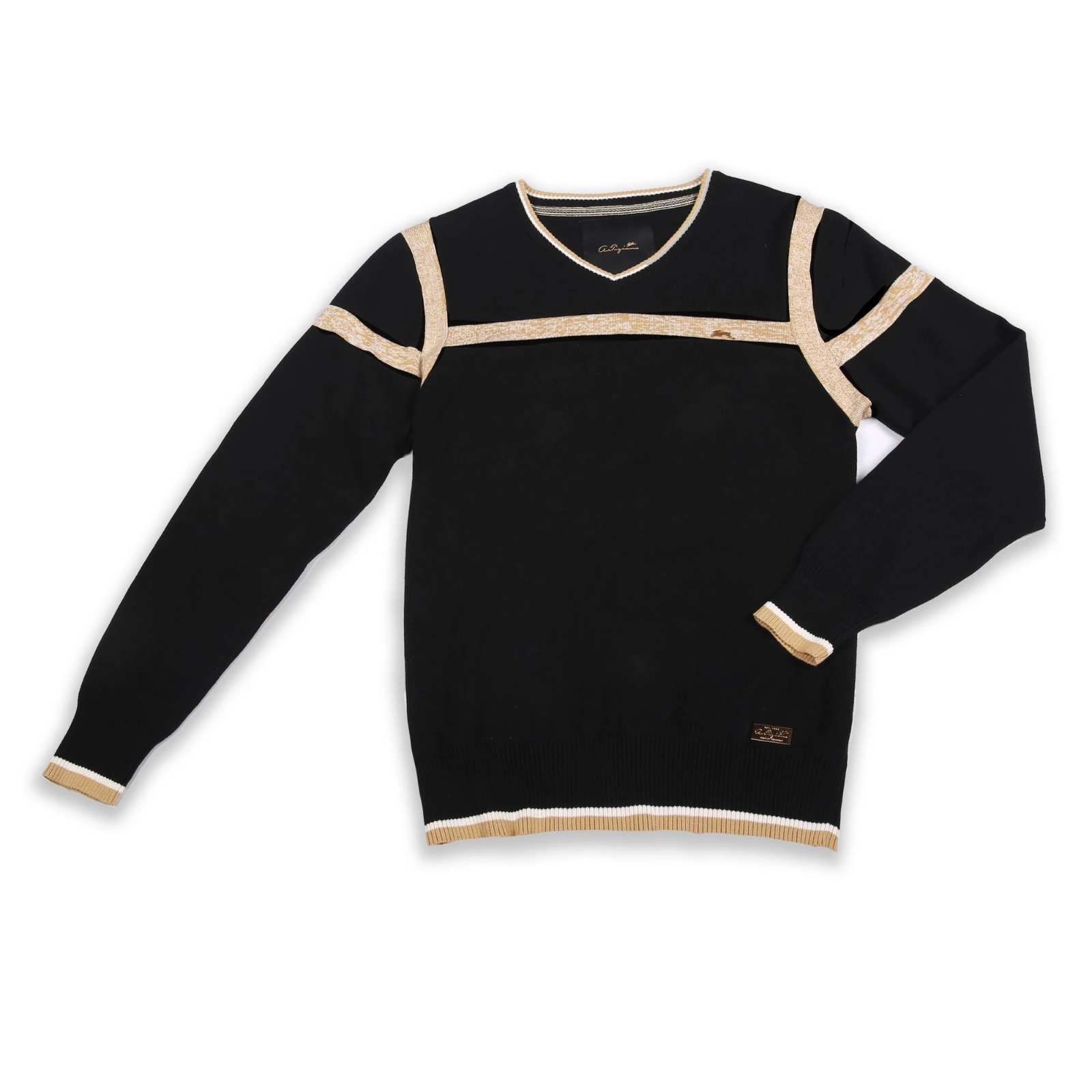 Мужской свитер-пуловер с V-образным вырезом A Tiziano Caviar Reynolds 4990₽