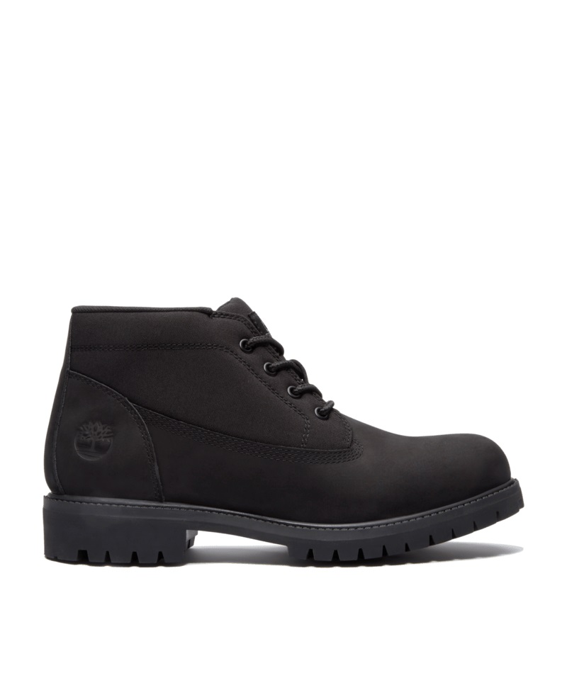 Ботинки Timberland Mid Lace Chukka из черного нубука (TB0A431H W05)