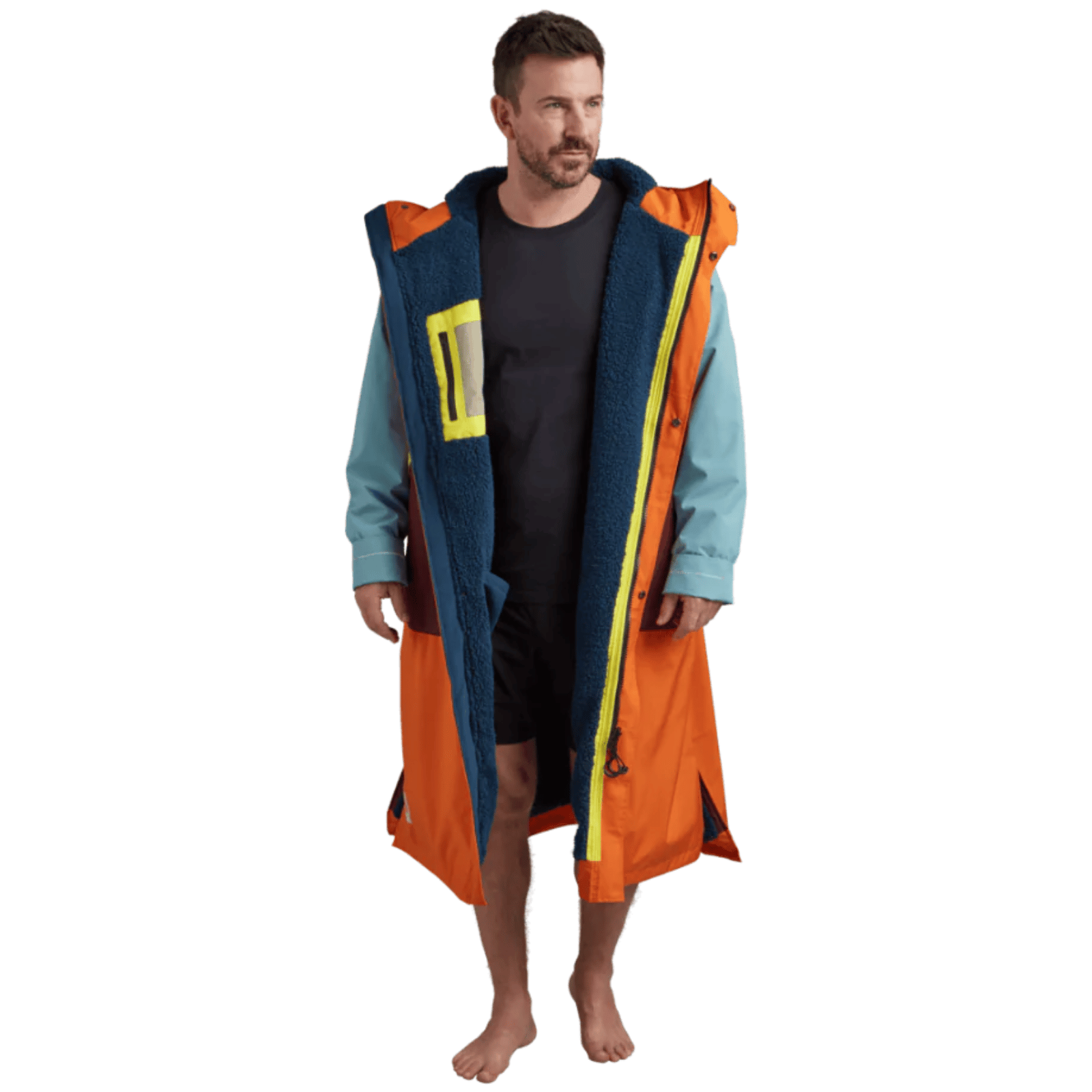 RED RED ADULT RECOVERED LONG SLEEVE HOODED DRY CHANGING ROBE ALTER EVO