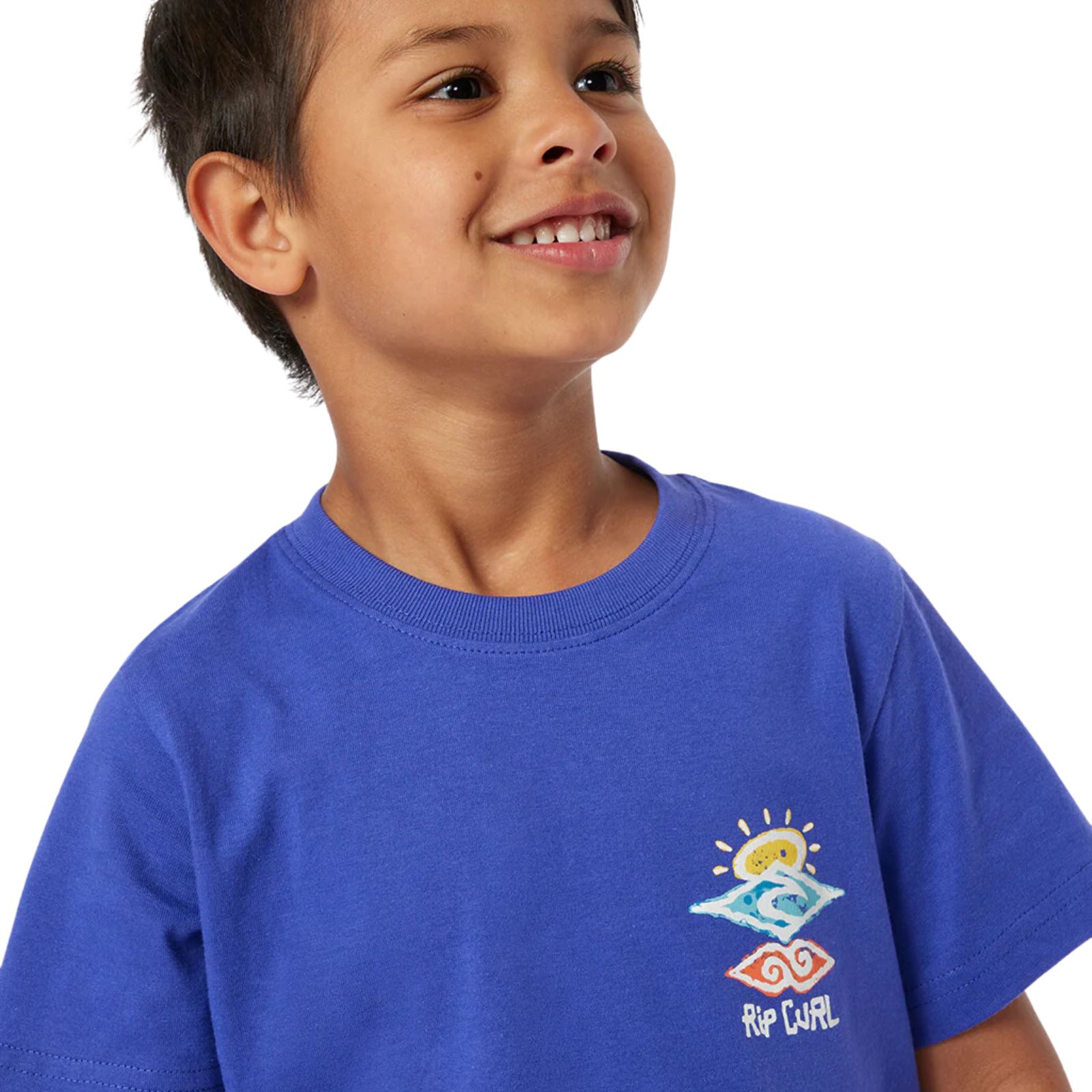 Rip Curl Kids Icons Of Shred Short Sleeve Crew Neck Cotton T-Shirt Top Tee - Picture 6 of 7